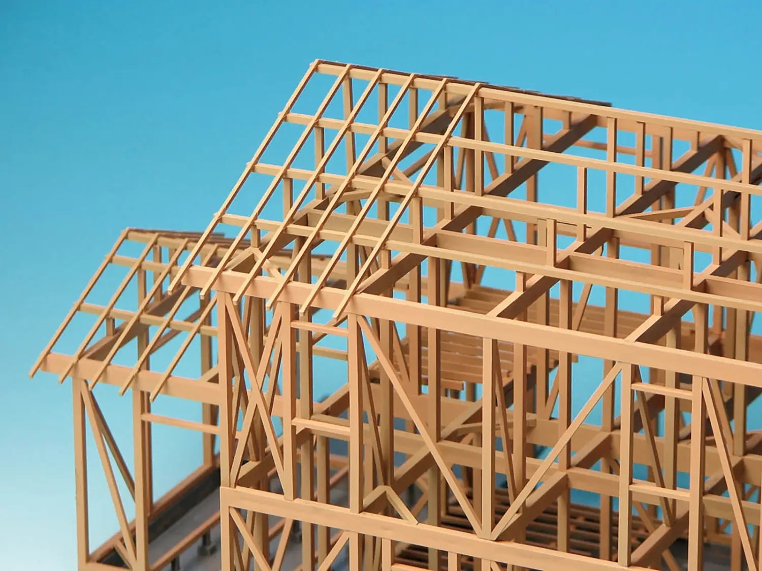 1/50 Wooden Frame Model Renewal Version