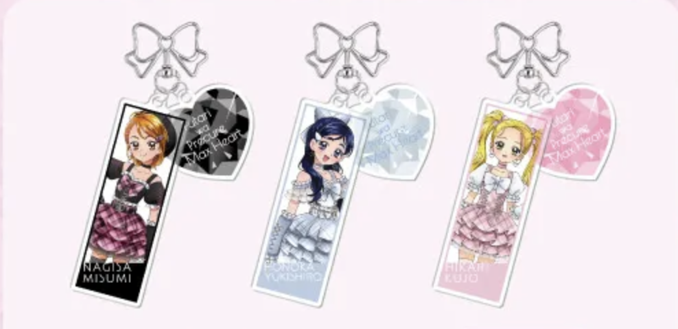 《Pre-Order》Acrylic Charm 匙扣｜光之美少女 Precure Max Heart X LAFARY (26PC37-P)