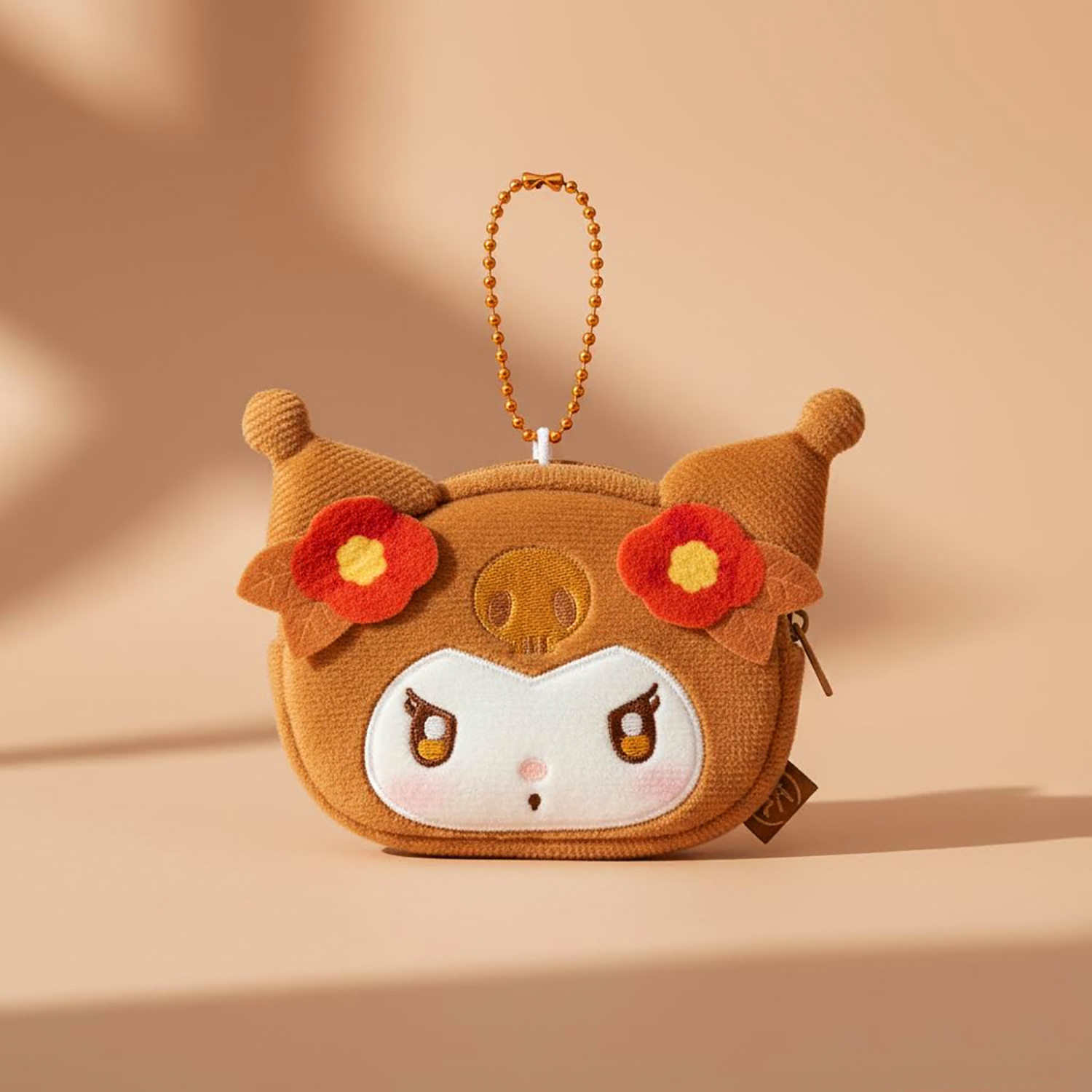 Sanrio - 焙茶系列大頭小物包 (Kuromi款)