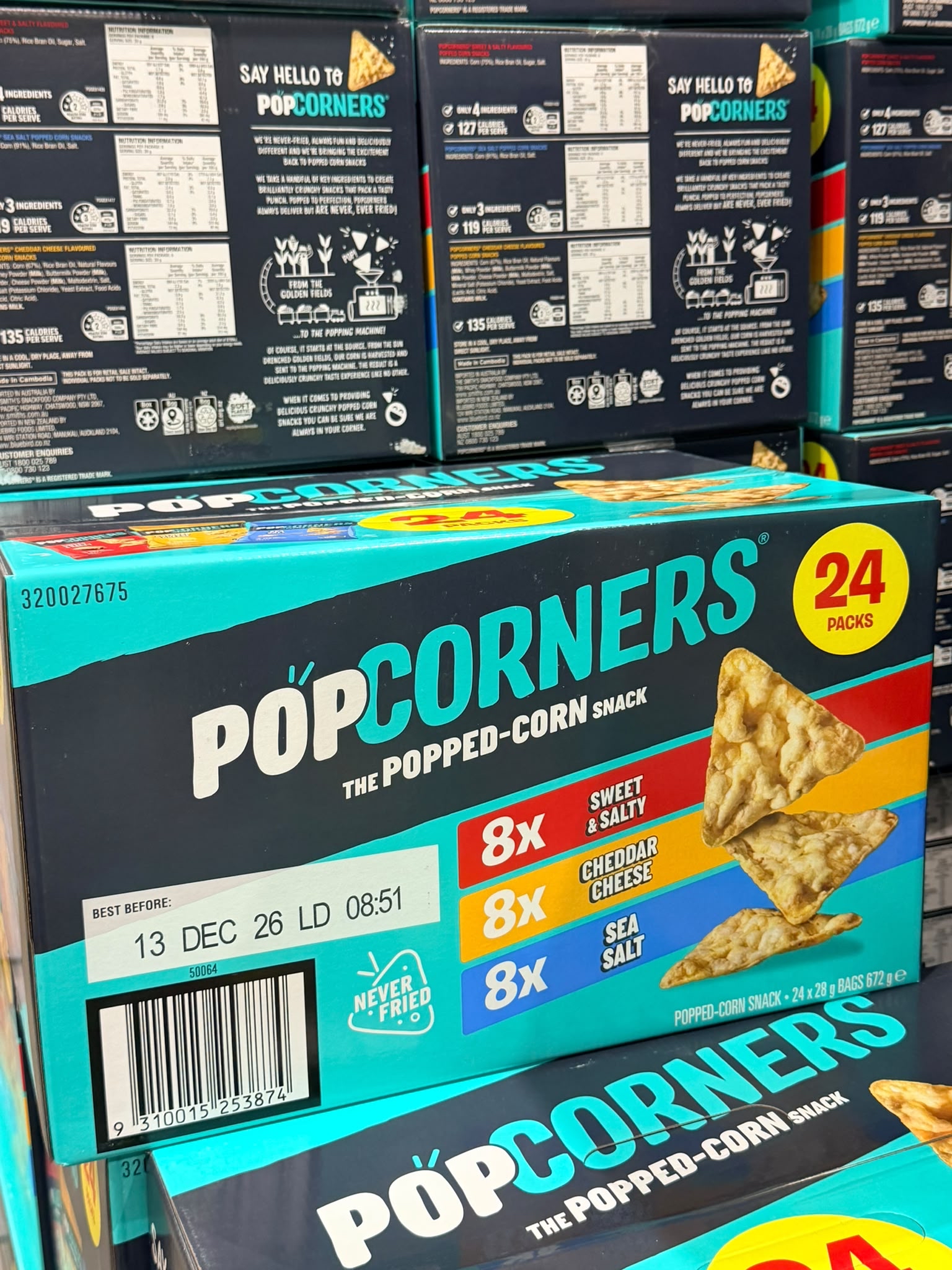 澳洲Costco  Popcorners Variety Box 24 x 28g 