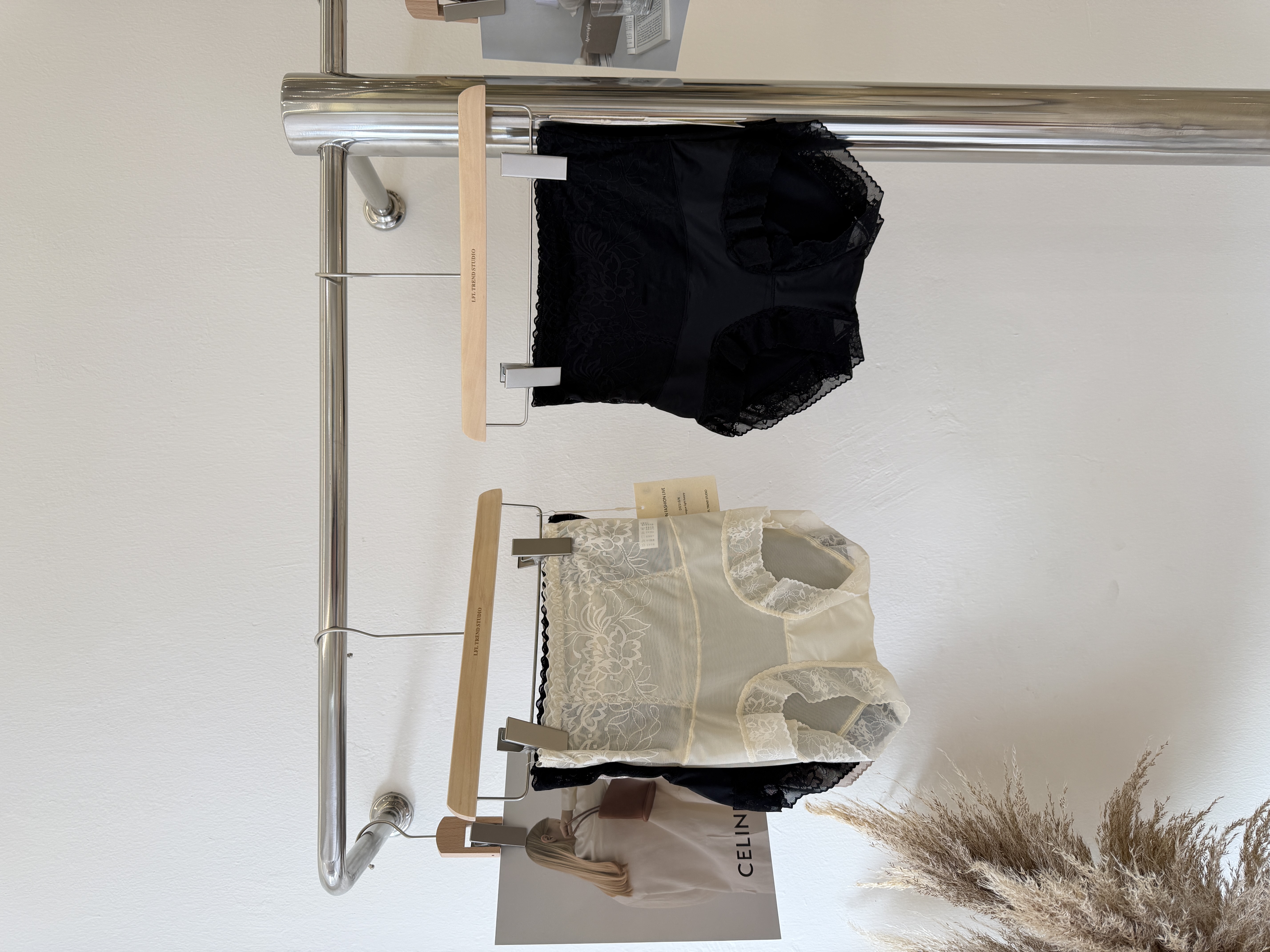 6651 高腰蕾丝蚕丝收腹裤(3条装)