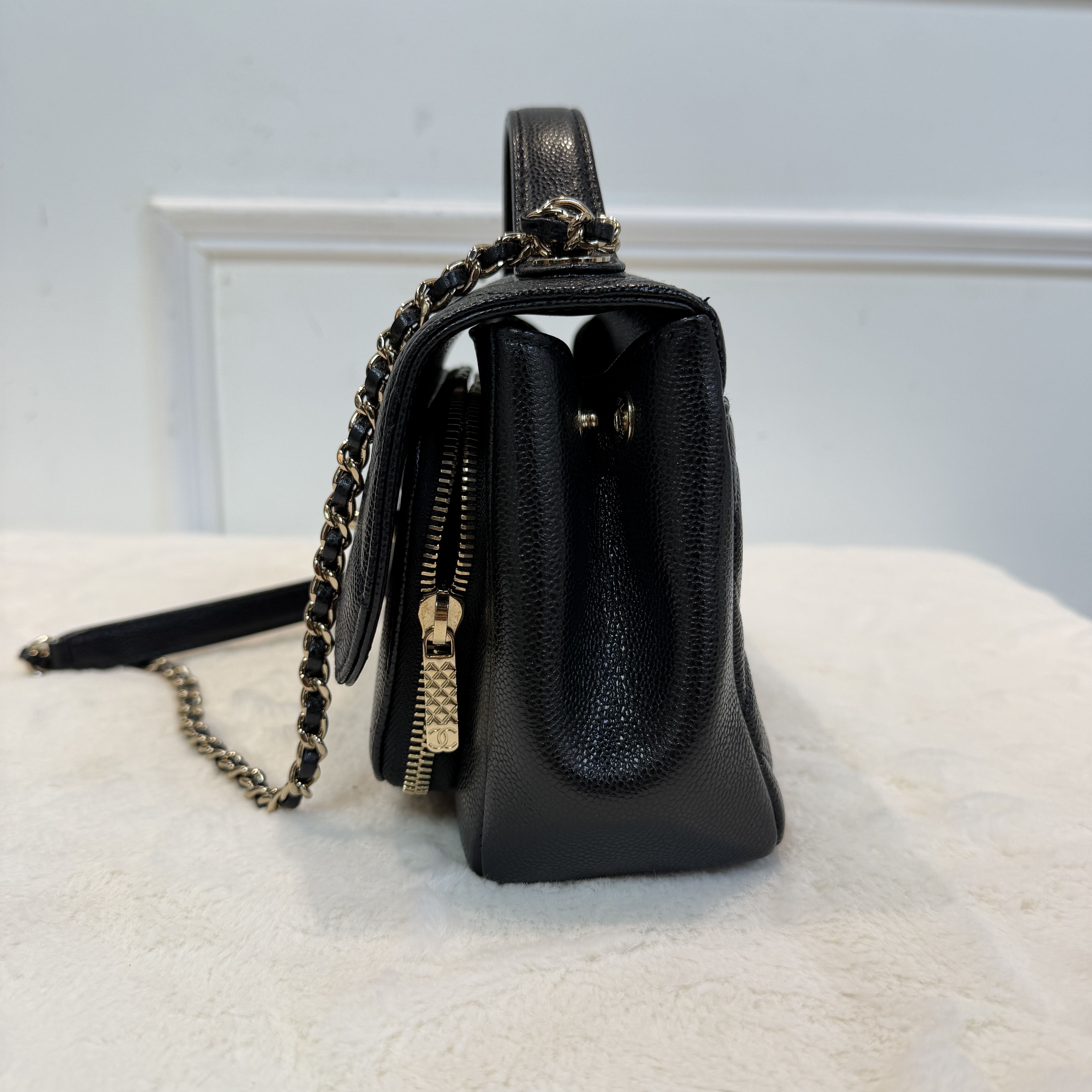 中環OL唔易撞款♥️Chanel 郵差包 Business Affinity Flap Bag