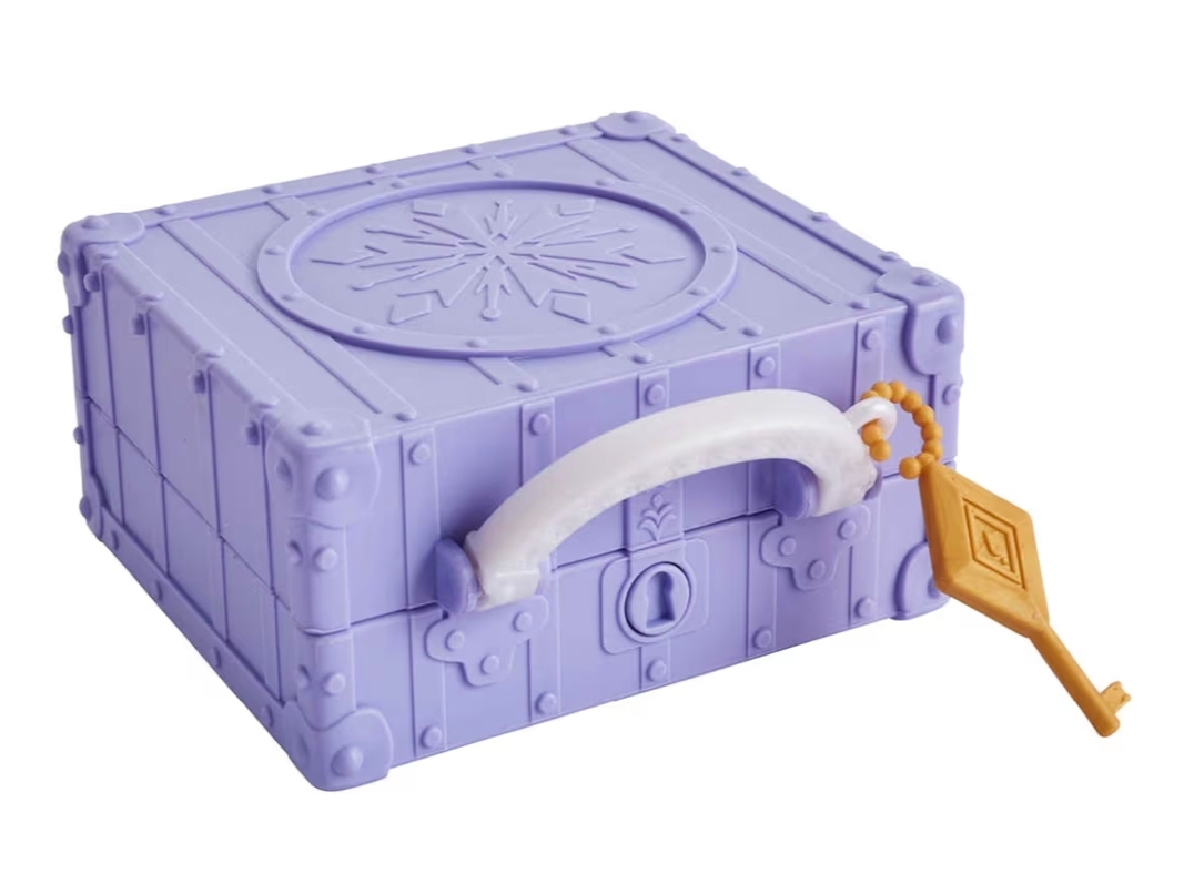 便攜Disney Frozen 2 Elsa手提寢室盒 冰雪奇緣Elsa房間玩具 便攜公主場景 女童角色扮演禮物