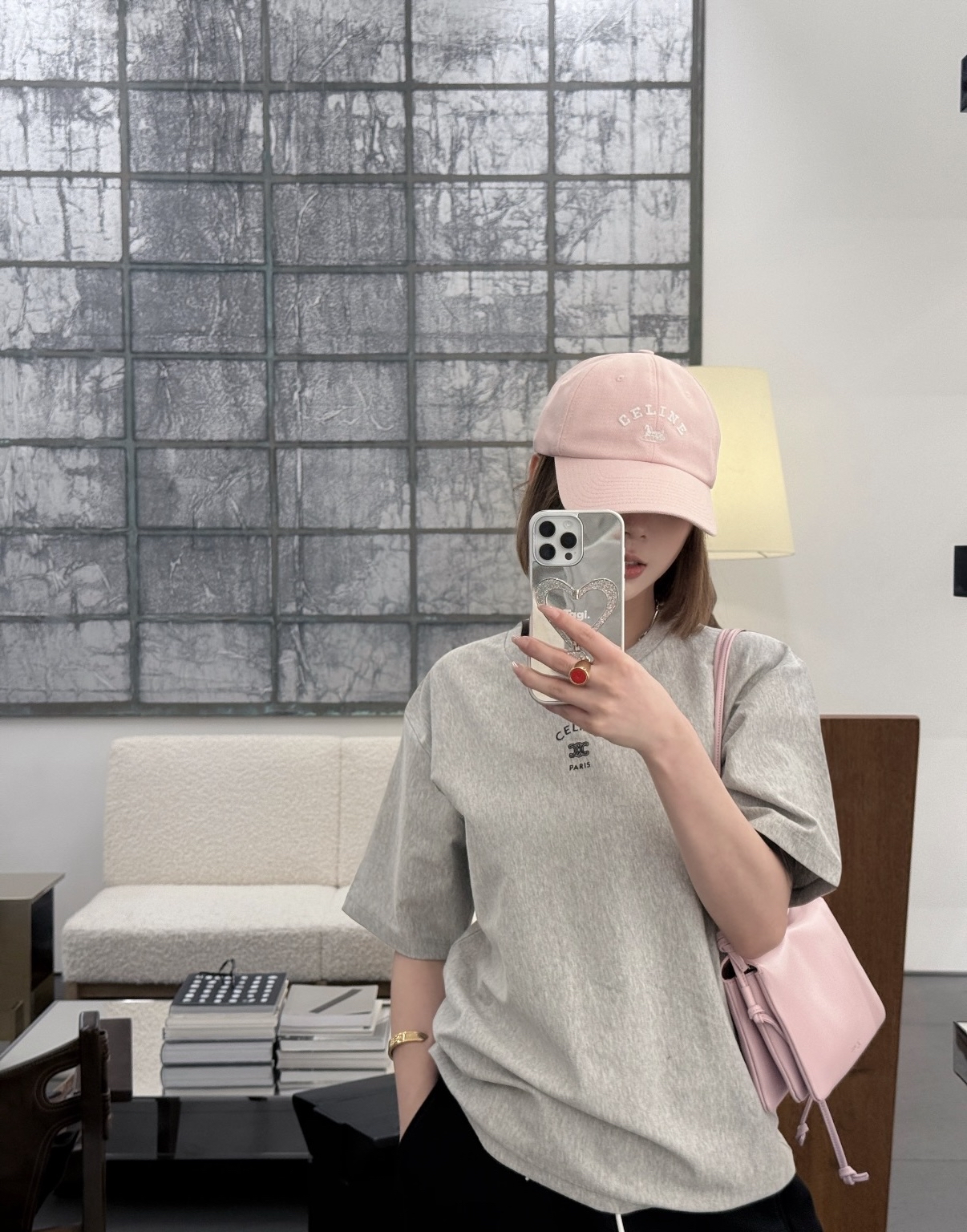 快閃優惠⚡️新款🆕訂貨 📮Celine Richelieu Cap 只限此色 Size S 57cm M 58cm L 59cm   Color : Pale Pink