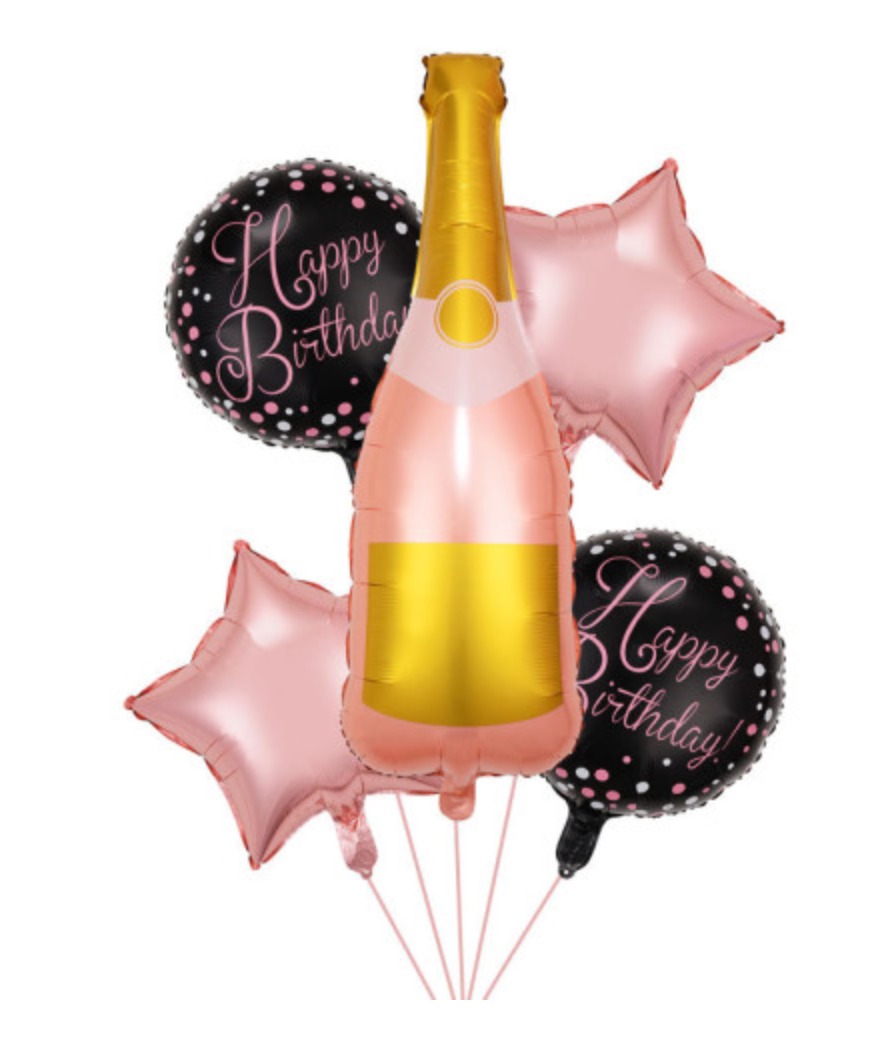 生日派對香檳氣球套裝