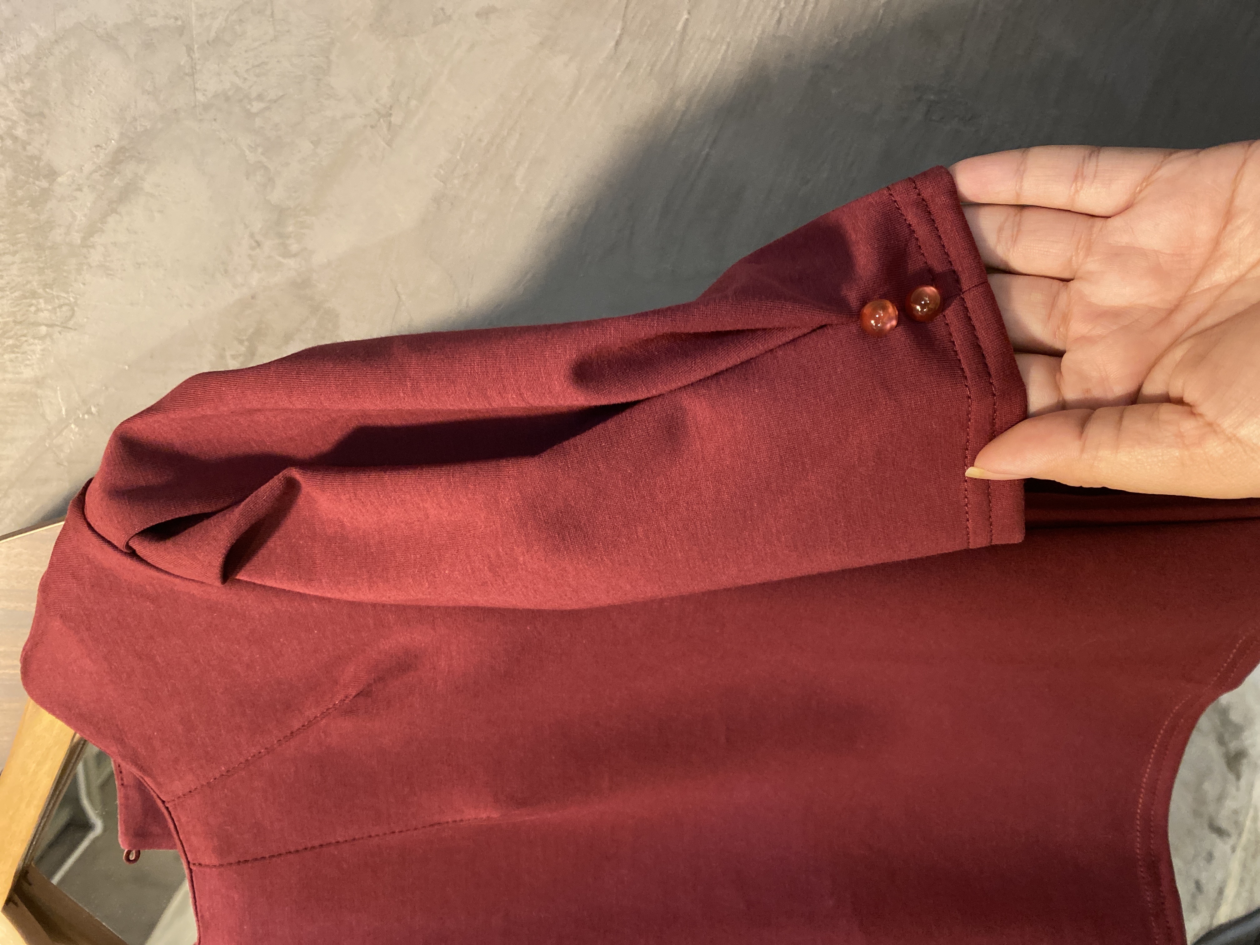 ✨4635号-气质圆领公主袖上衣