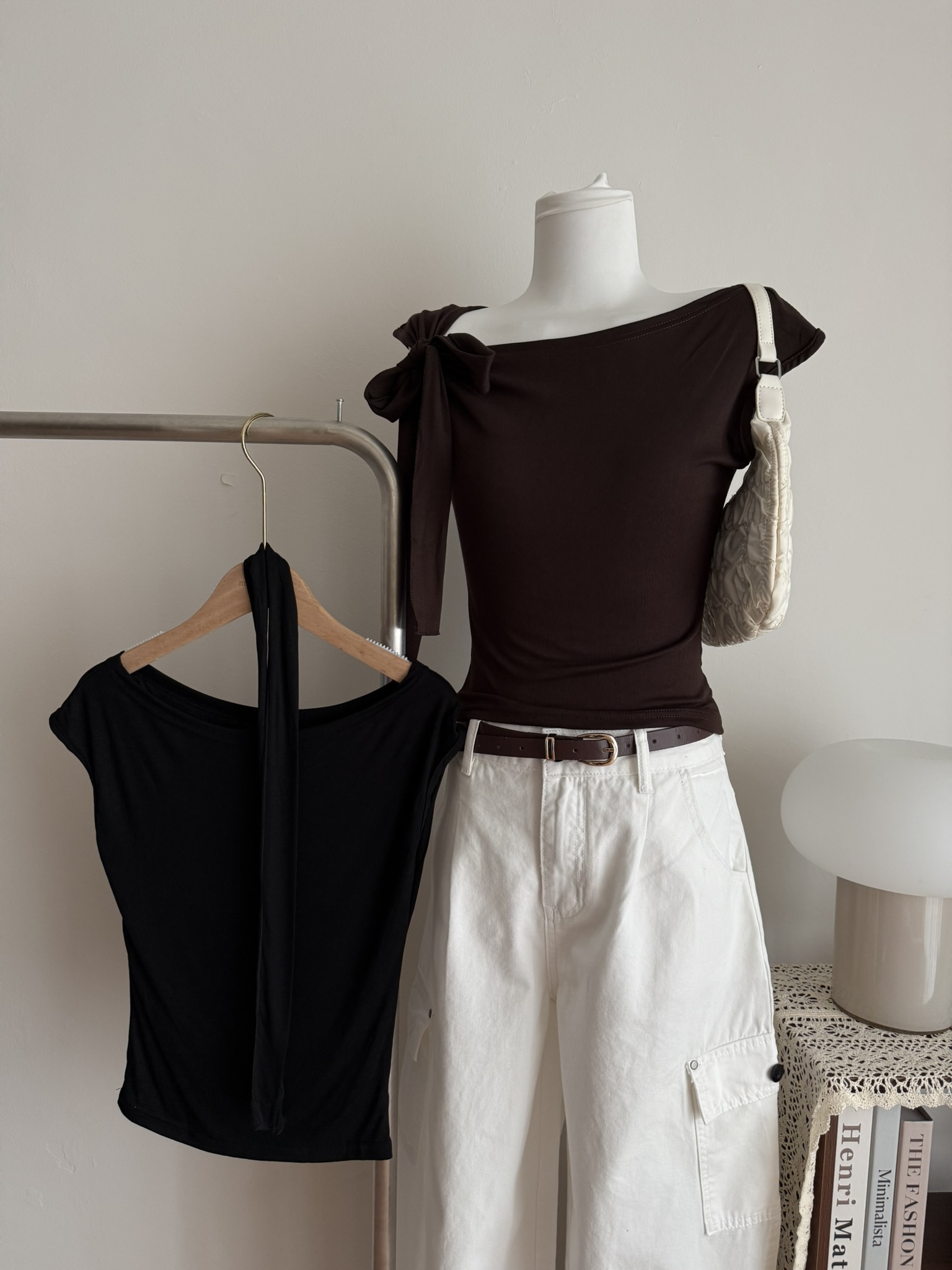 Hazel Cropped Top | Brown