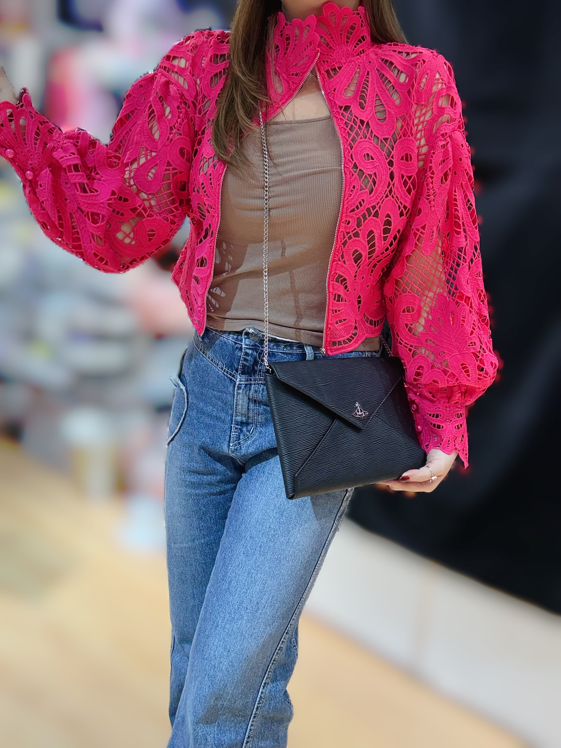 Vivienne Westwood Polly clutch bag sf/blk