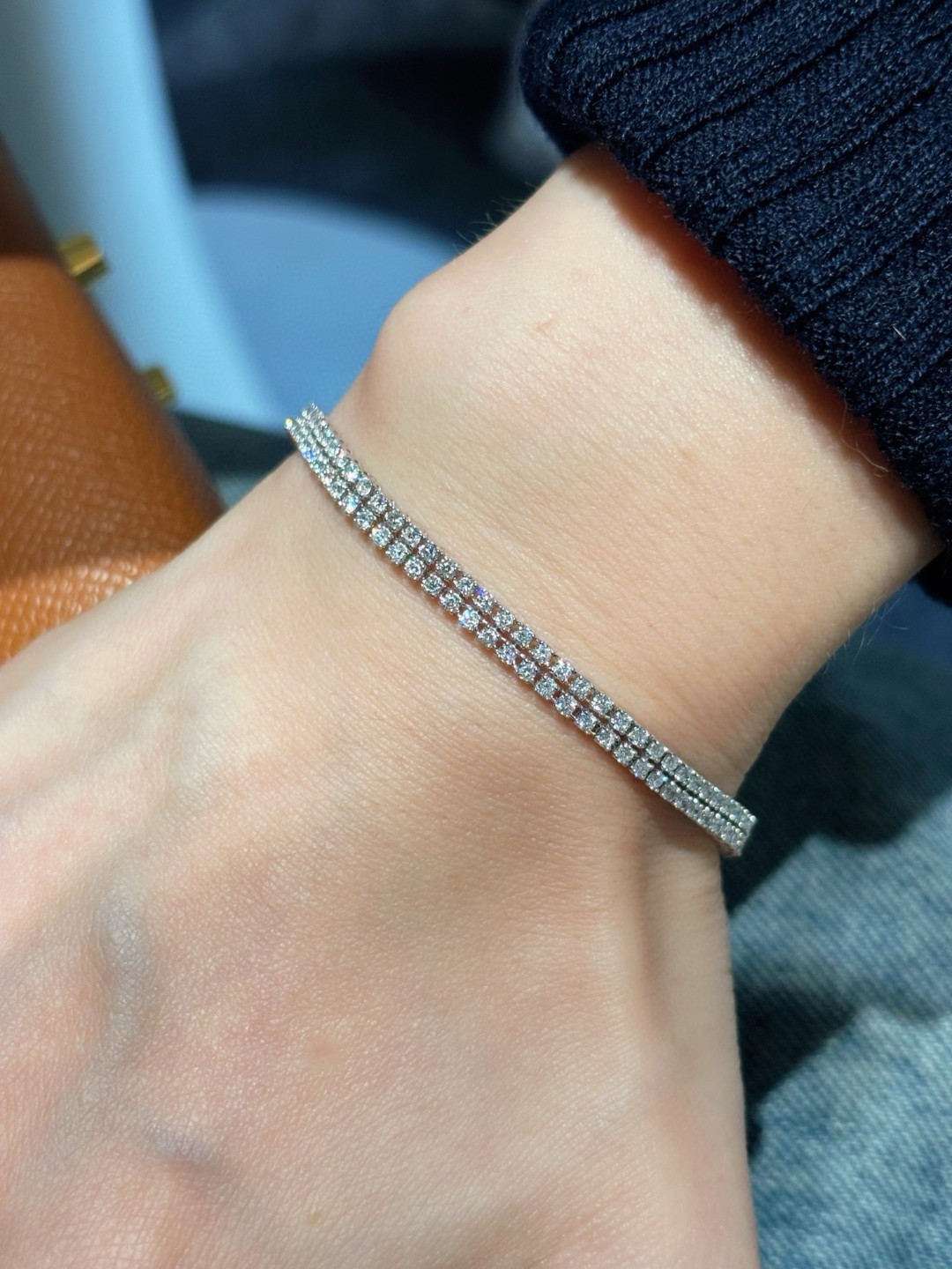 18K Lab Diamond Bracelet 