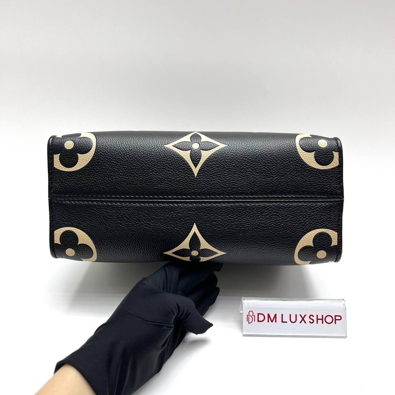 LV Bicolour Black Empreinte Leather OnTheGo PM