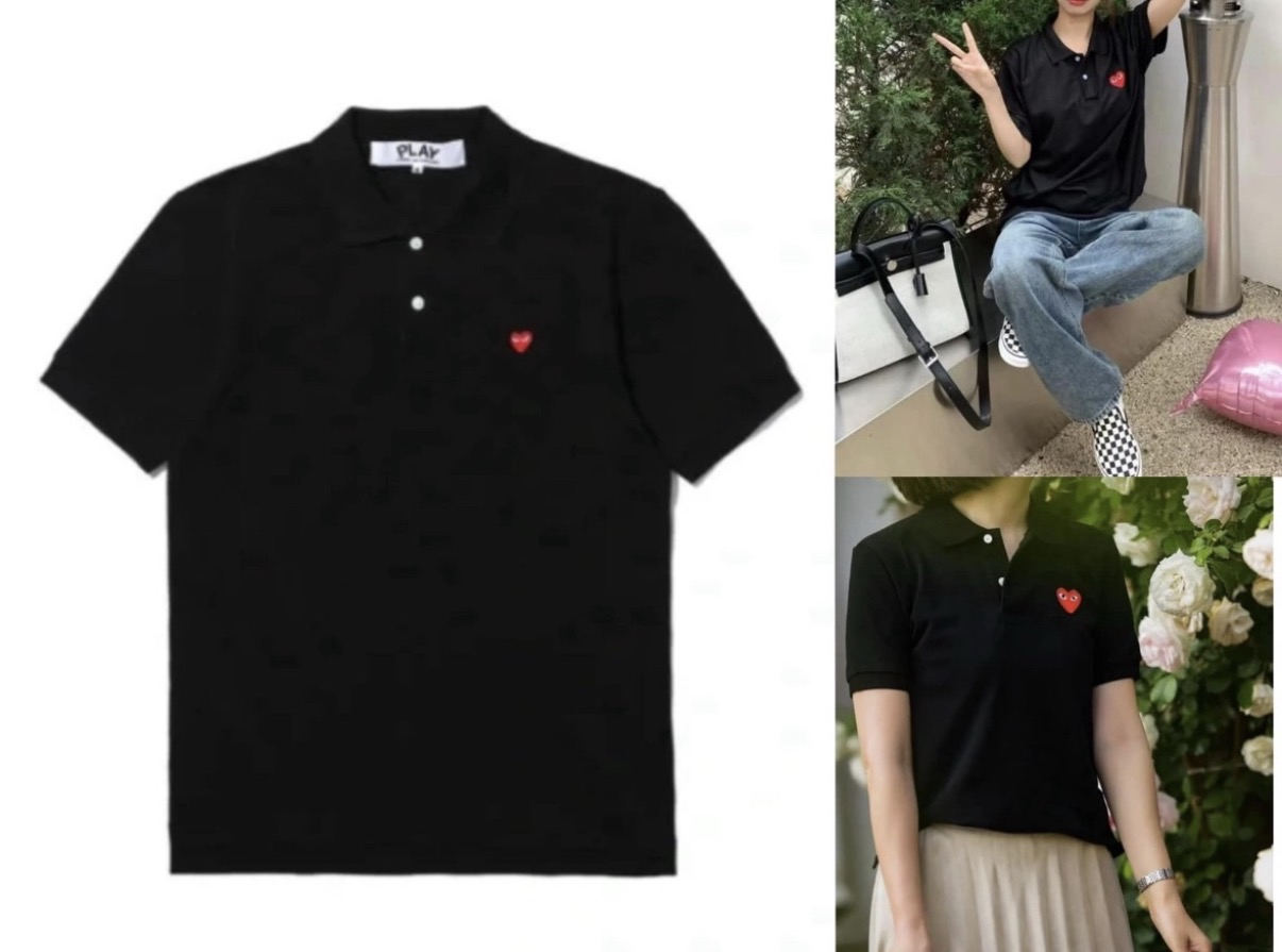 日本🇯🇵play 心心tee 經典短袖polo tee