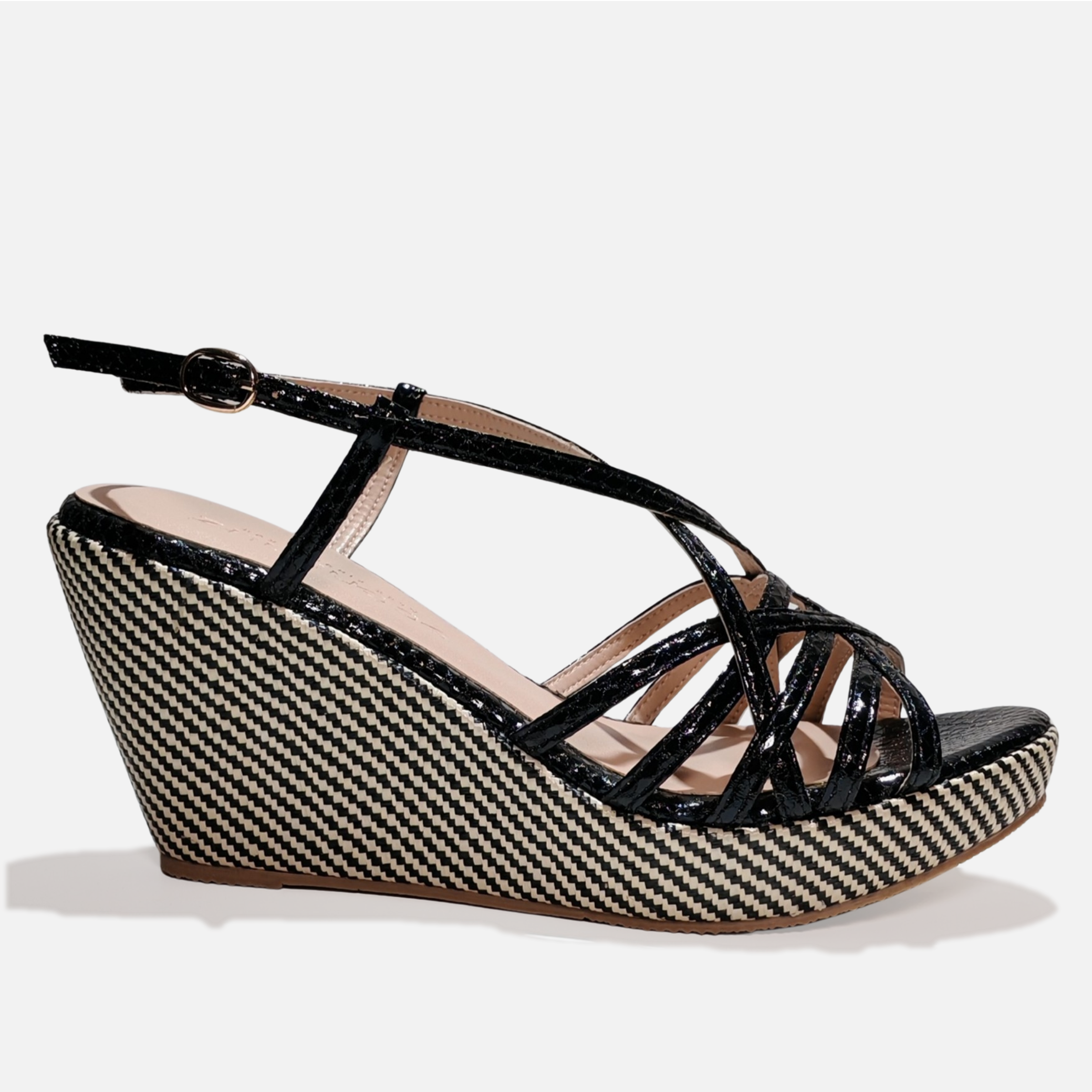 LOLA WEDGE BLACK