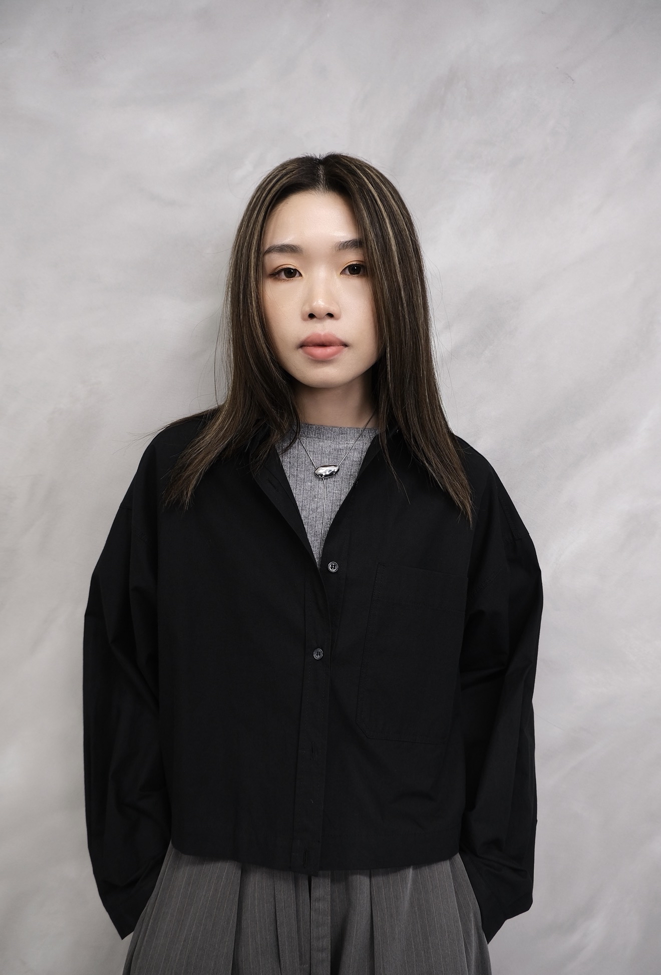 Basic cropped shirt #sh23