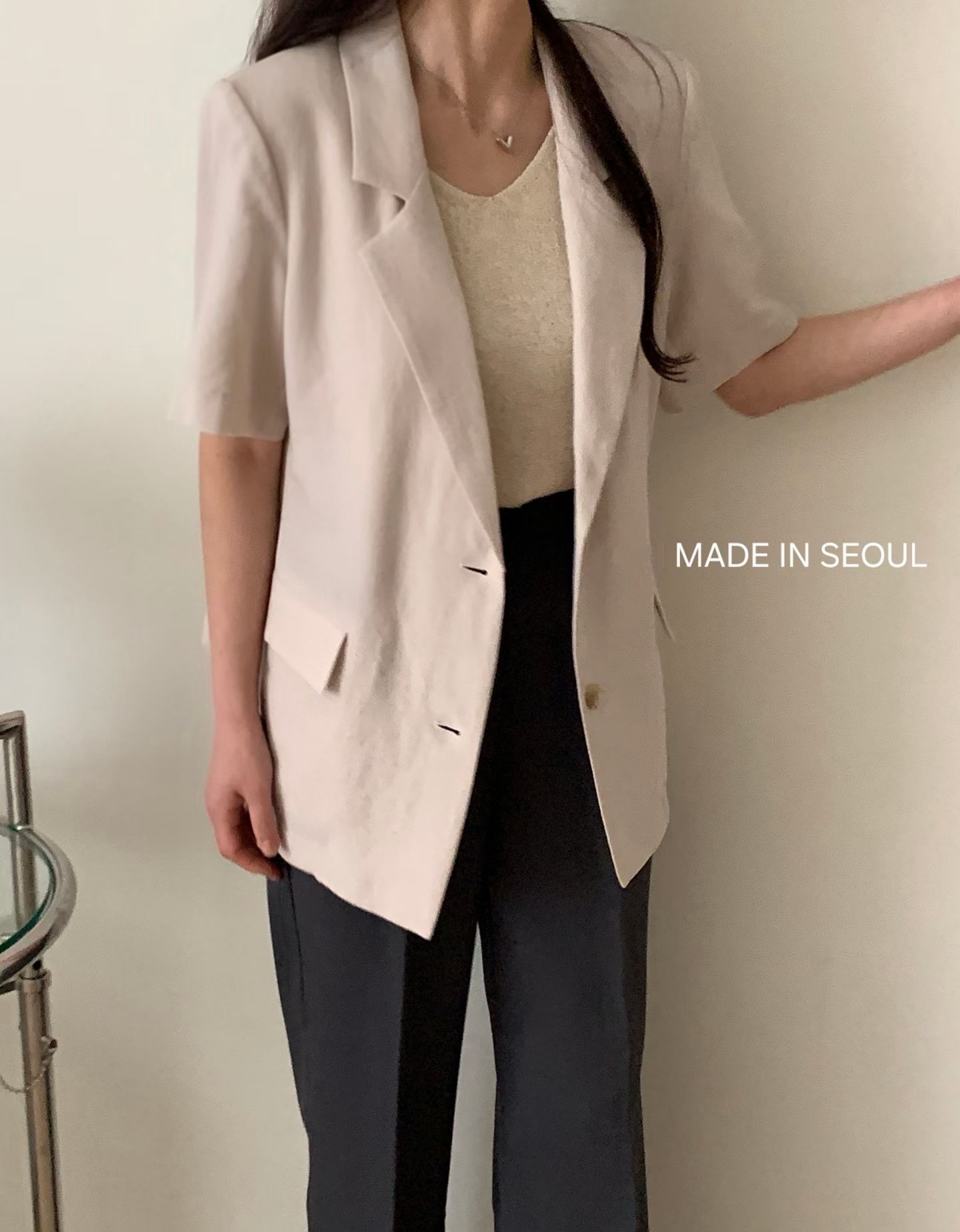 G6255 韓國🇰🇷短袖西裝外套