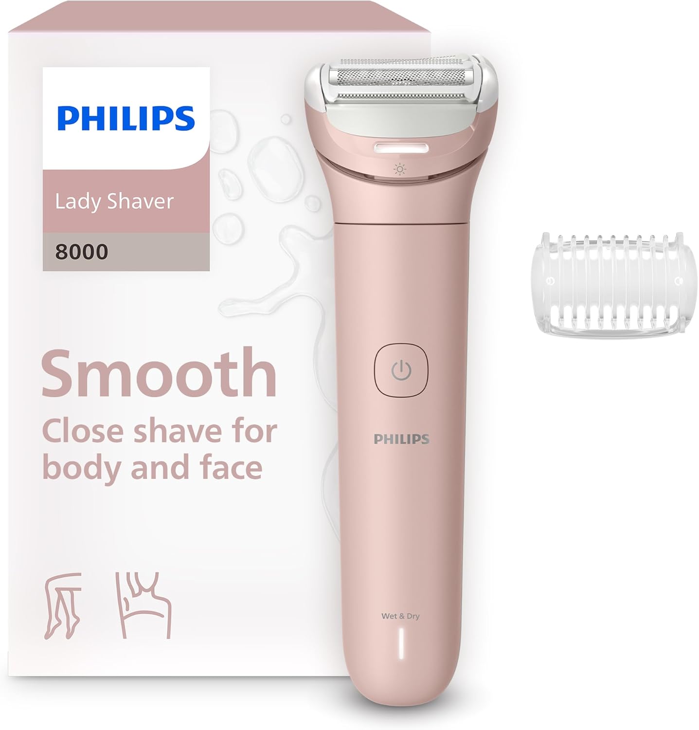 Philips 飛利浦女士剃毛刀 8000 系列 - 無線乾濕兩用電動刮毛刀 BRL129 Lady Shaver Series 8000 - Cordless, Wet & Dry Electric Shaver BRL129