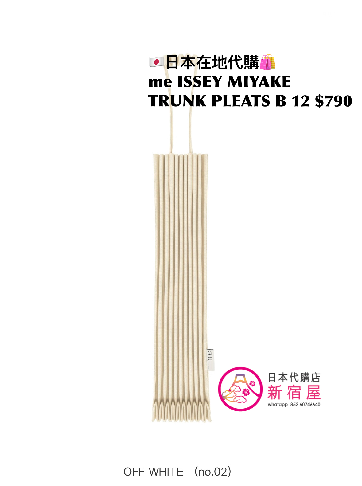 me ISSEY MIYAKE TRUNK PLEATS BAG 12