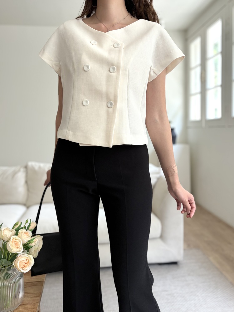 Pull-On Stretch Pants (Black)