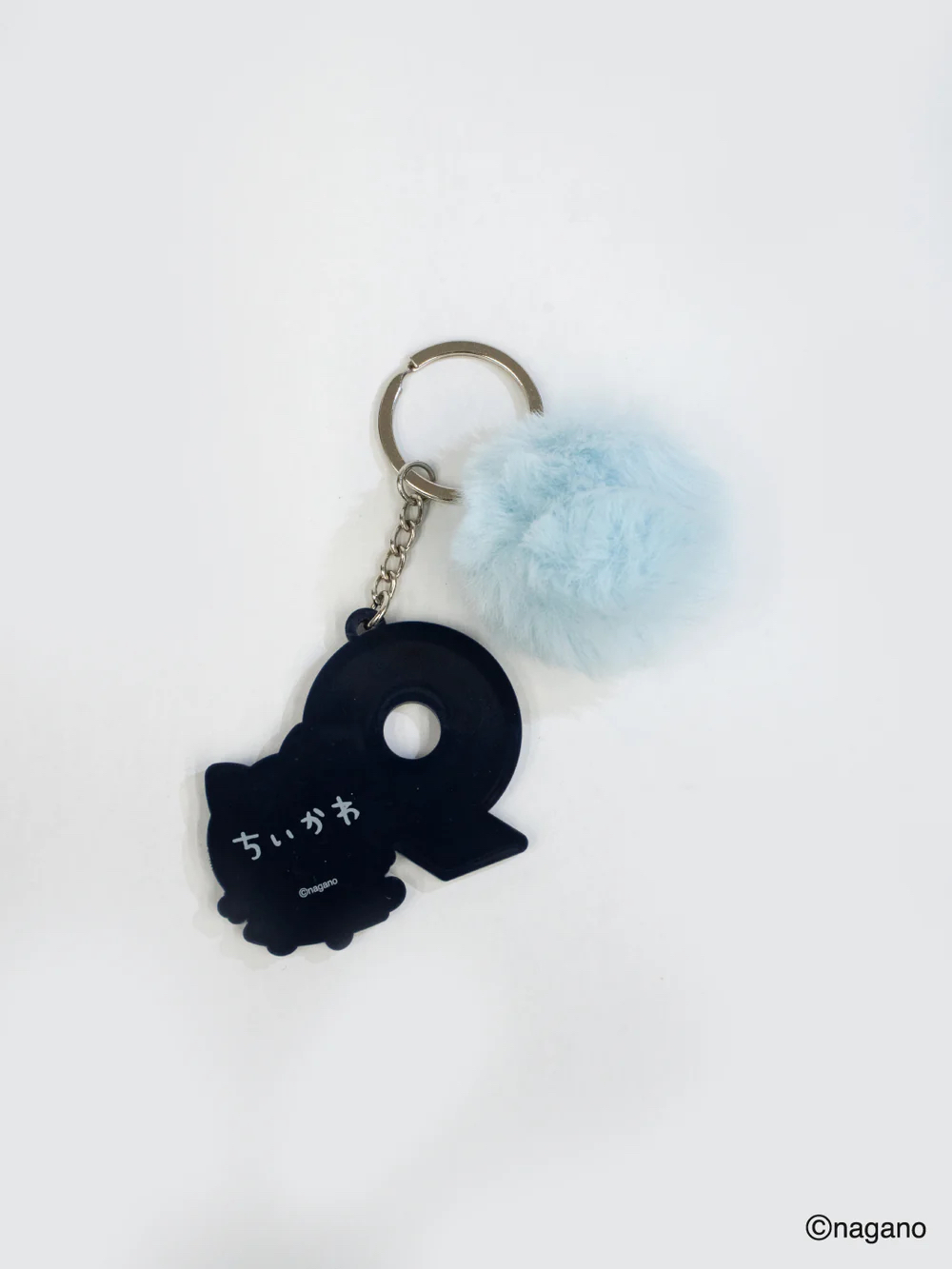 【日版官方受注】9090 x Chiikawa Logo Rubber Keychain - 小八
