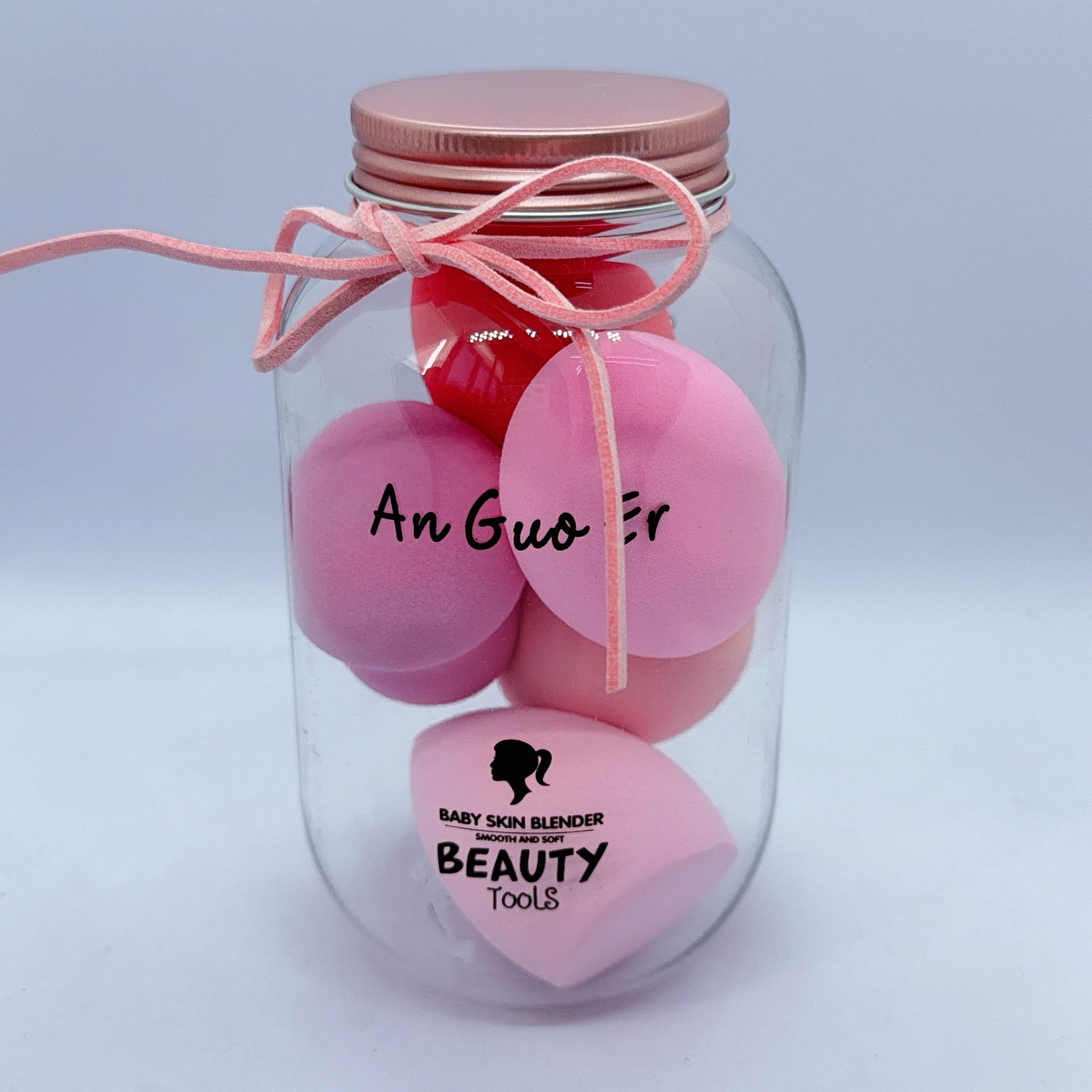 樽裝美妝蛋套裝 (5顆) / Jar Pack- 5 pcs Makeup Sponge Set