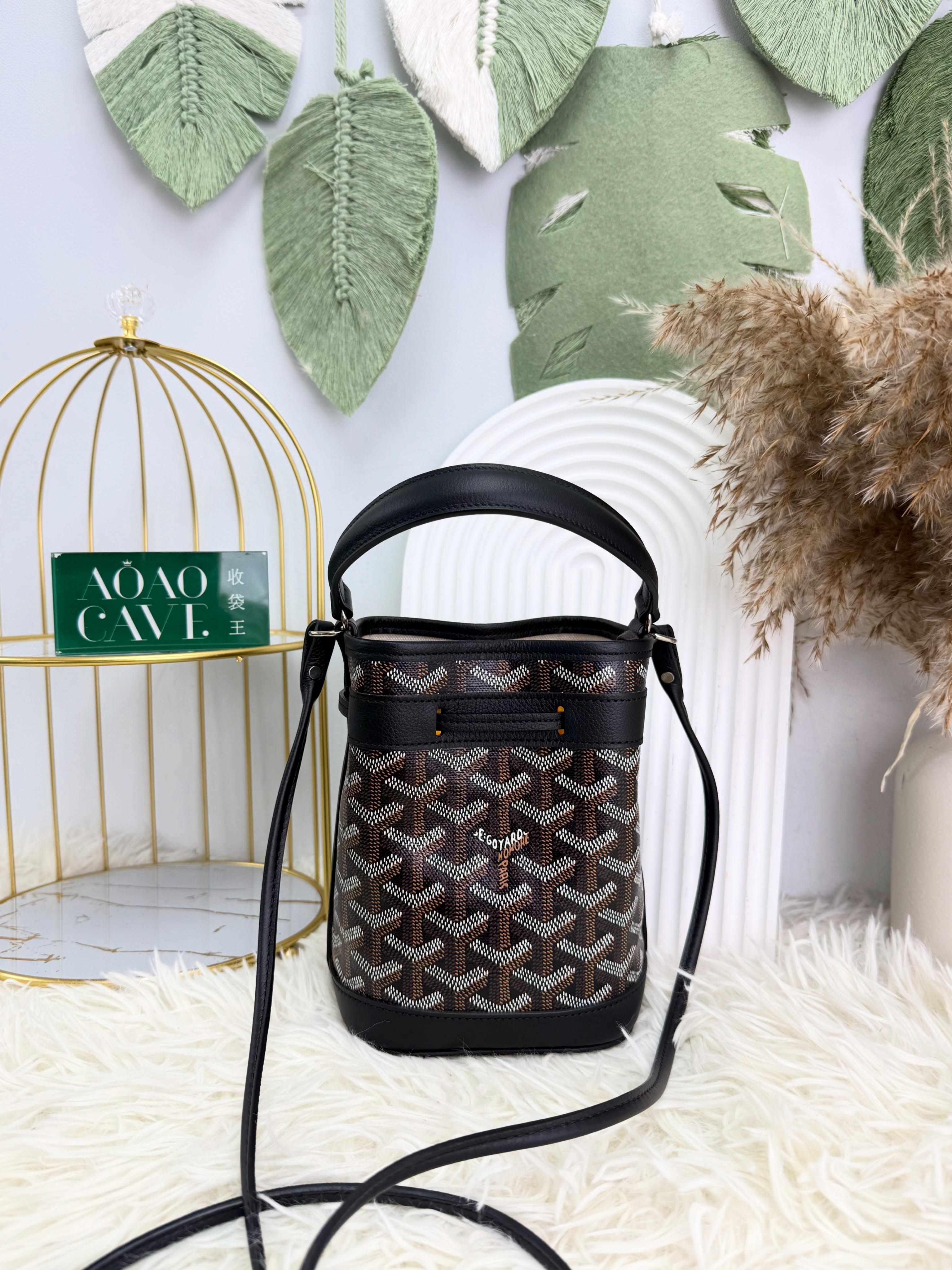 Goyard👜閑置品✨2025新款黑色手提 迷你水桶包 有塵袋x2 紙袋🖤