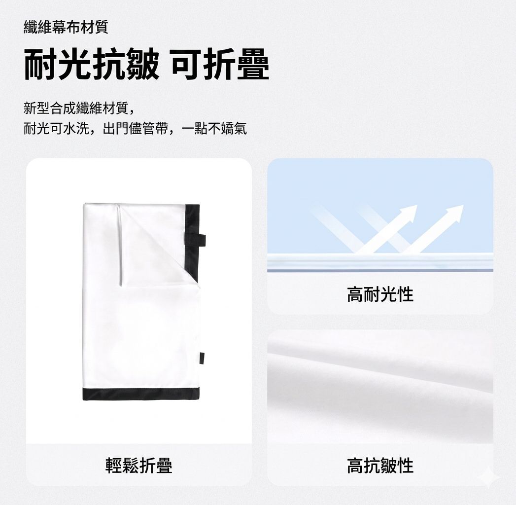 堅果 JMGO 100寸 戶外快裝投影幕布 (預購產品) 
