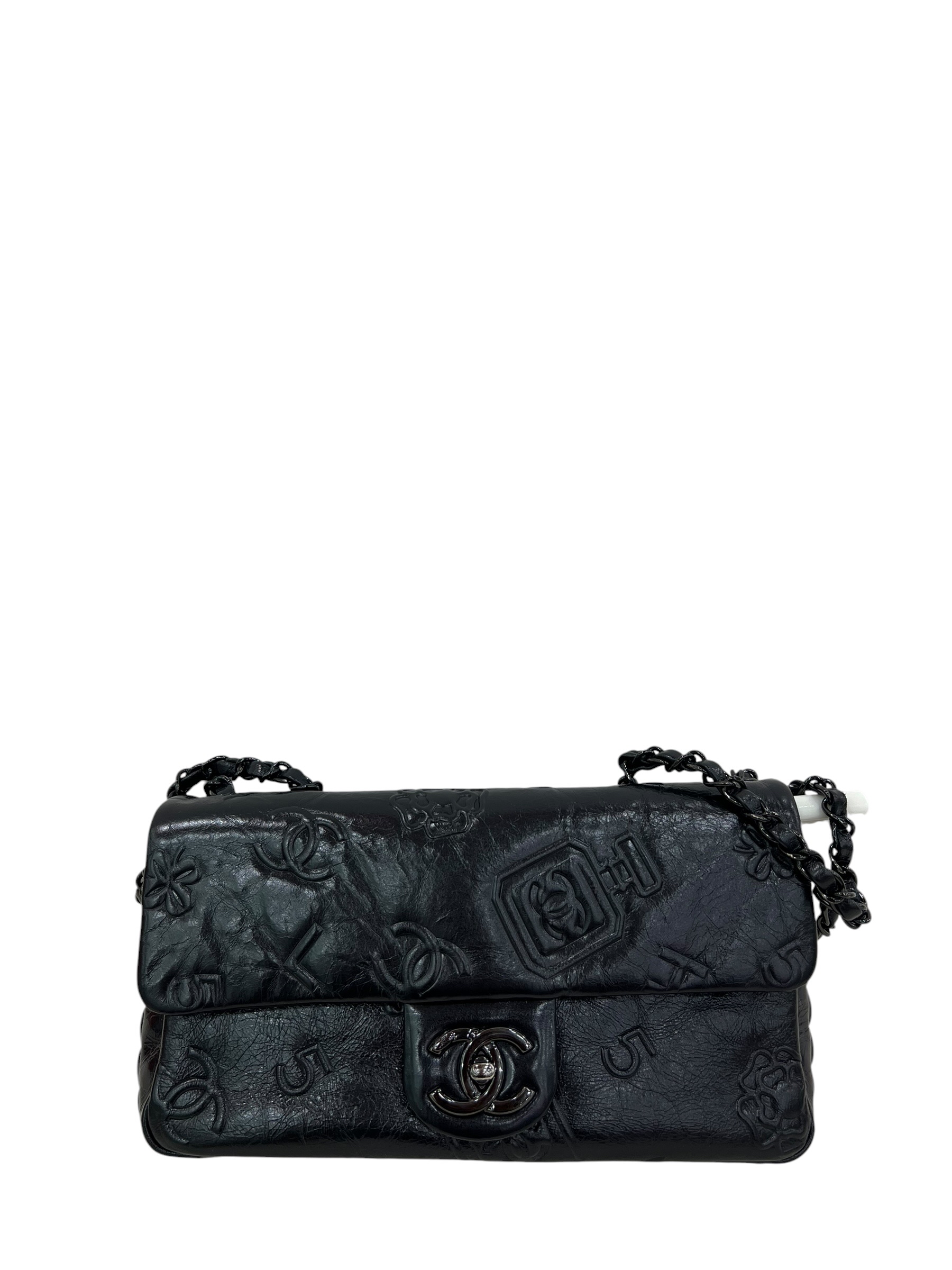 Pre-Owned CHANEL Precious Symbols Classic Flap Bag / Product Code: 070860