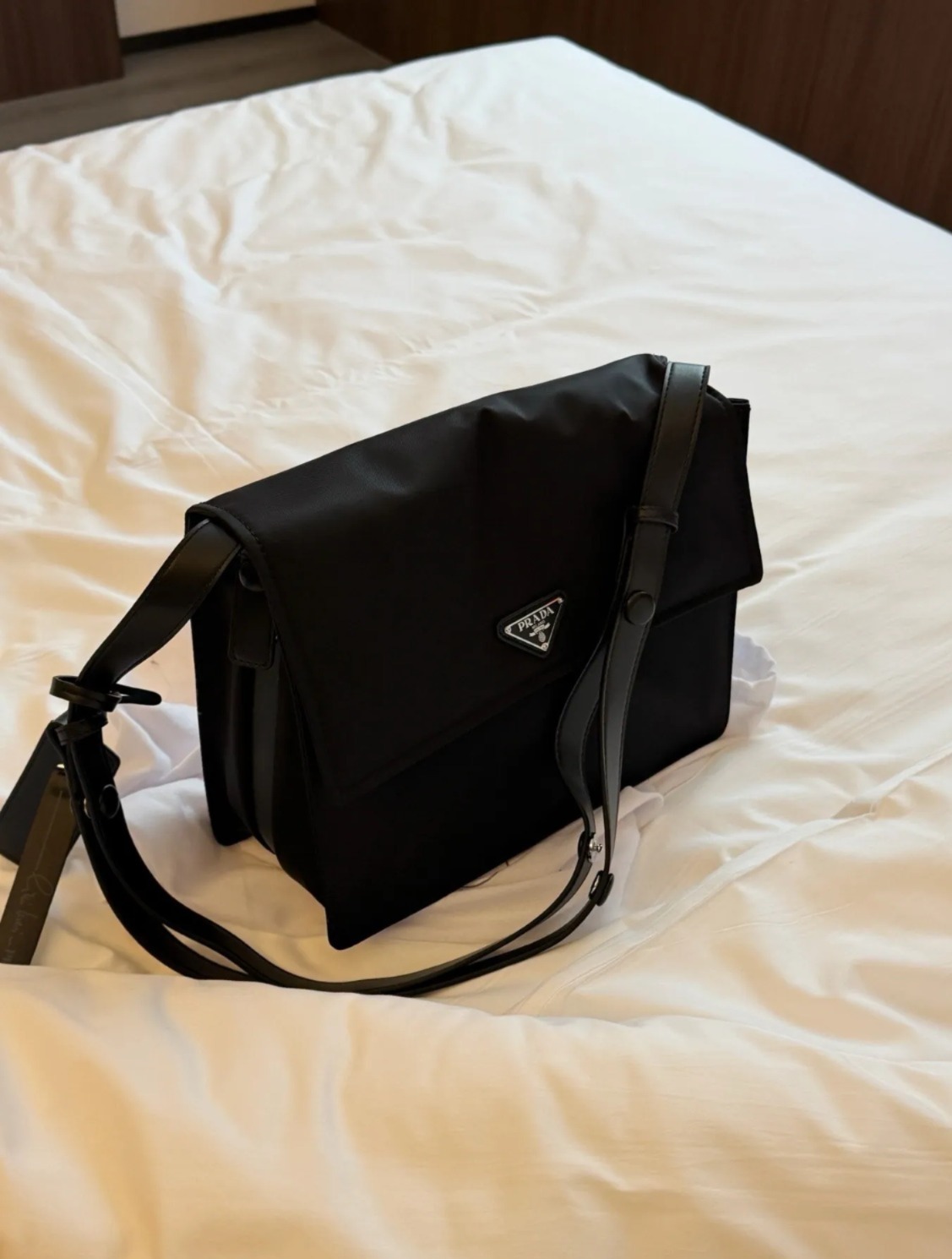 Prada Re‑Nylon尼龍郵差包