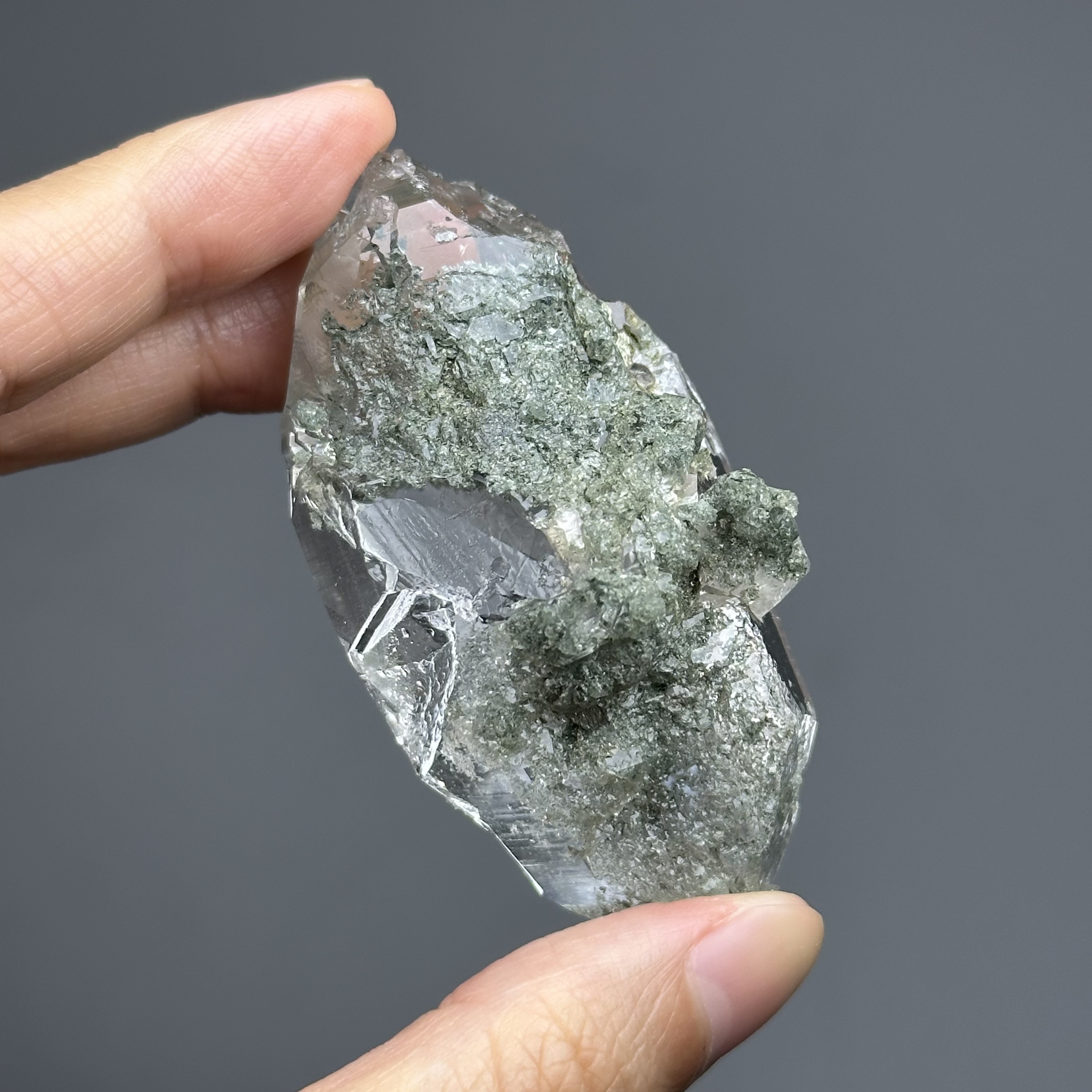 喜馬拉雅綠幽靈水晶 - Phantom  Himalayan Quartz