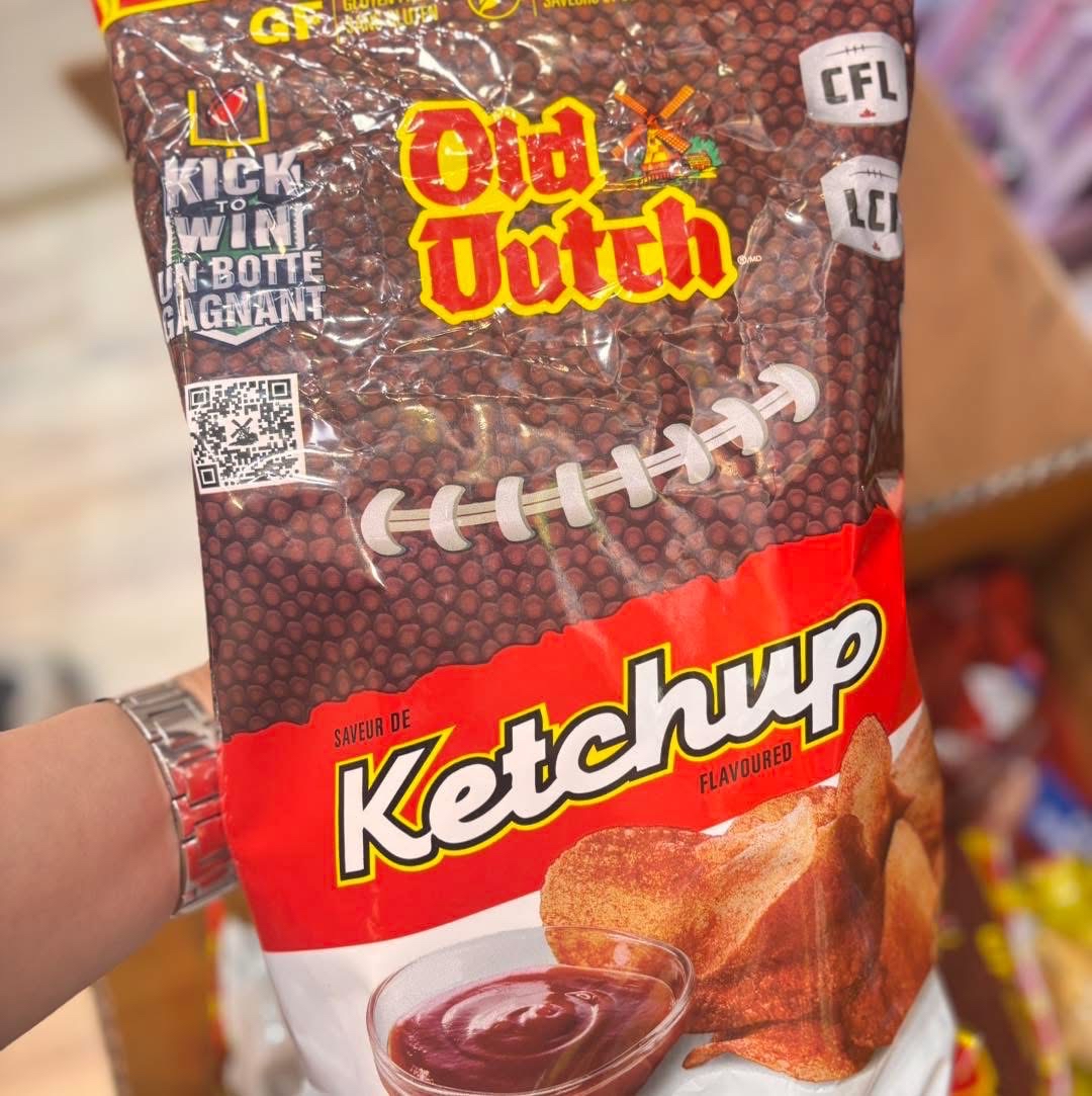 現貨【加拿大空運直送】OLD DUTCH KETCHUP CHIPS 蕃茄味薯片 235G