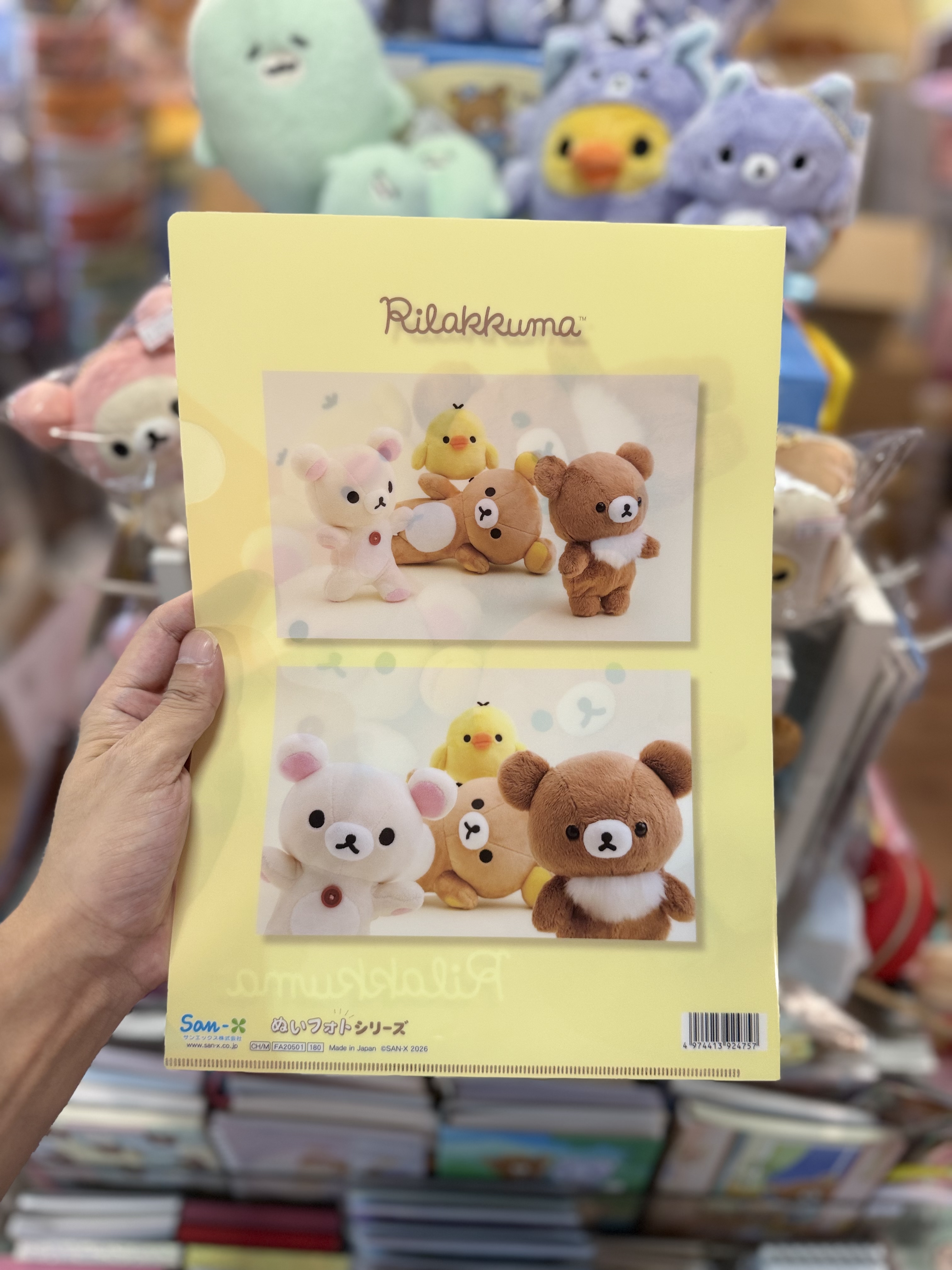 《現貨》全新rilakkuma寫真系列A4 file