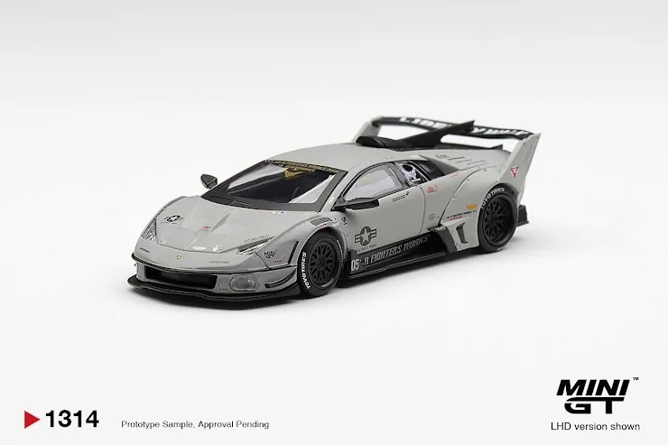 （預訂 Pre Order) MINI GT ( MGT01314-L ) Lamborghini LB-Silhouette WORKS MURCIELAGO GT Evo Fighter