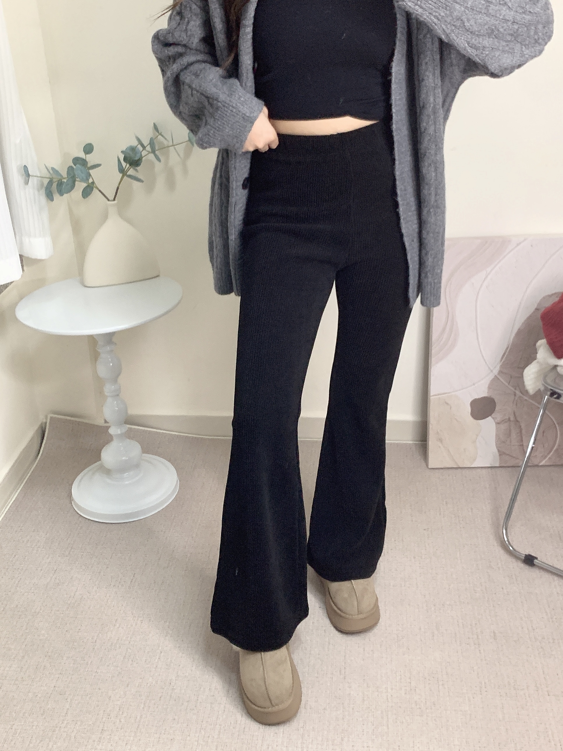 燈芯絨喇叭褲（3色）