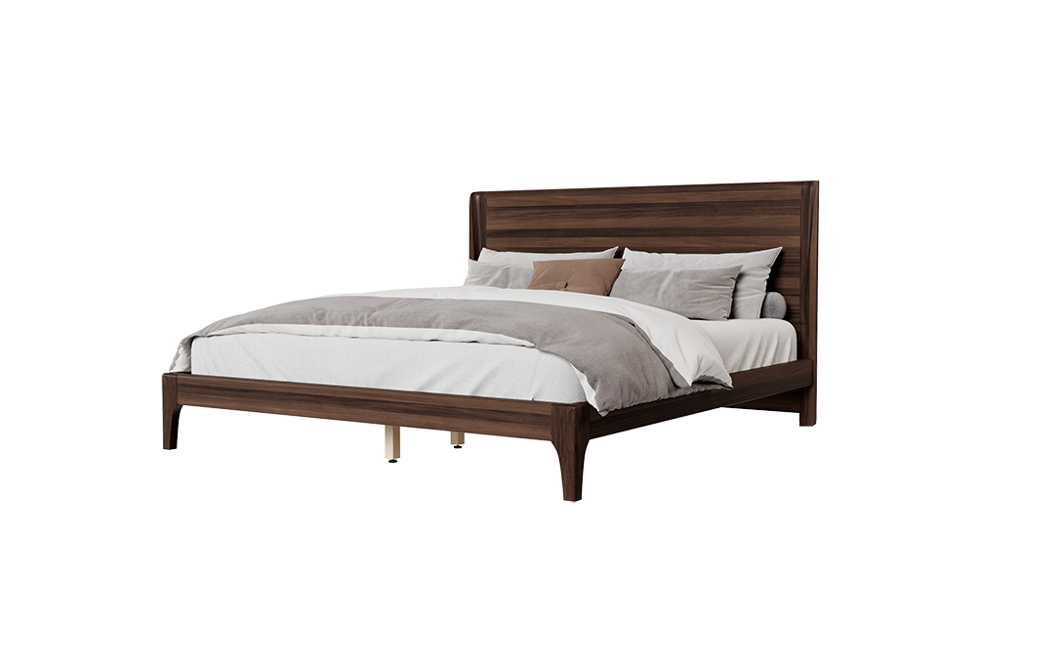 1.8米 / 1.5米 實木床架 8002