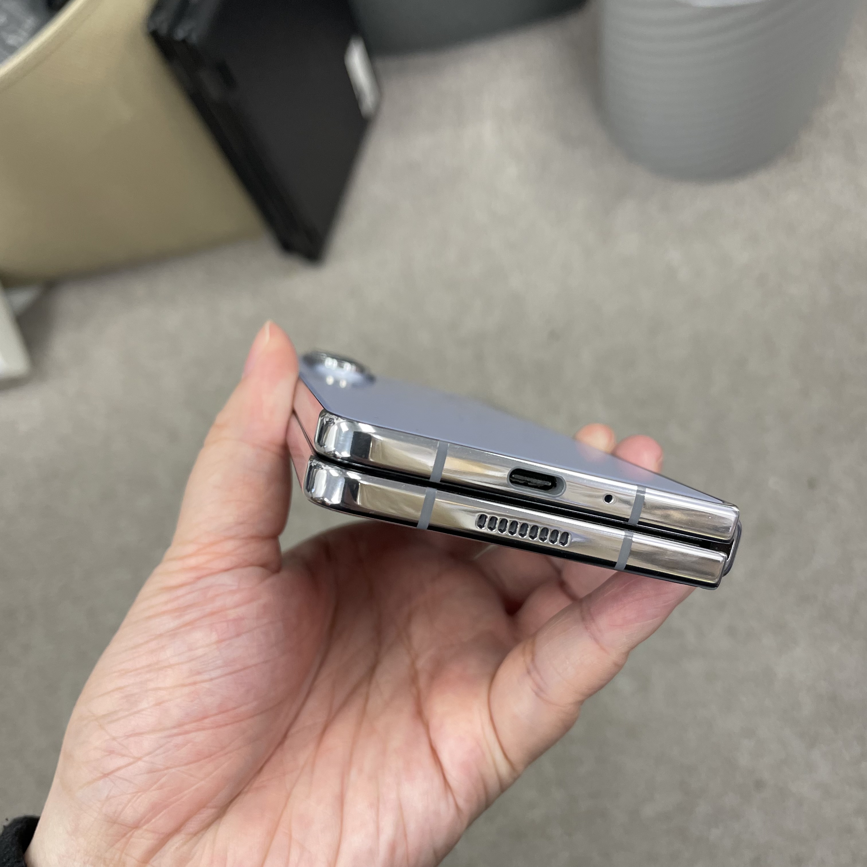 *5756 Galaxy Z Fold 5 完美機 12+512GB 藍色 blue