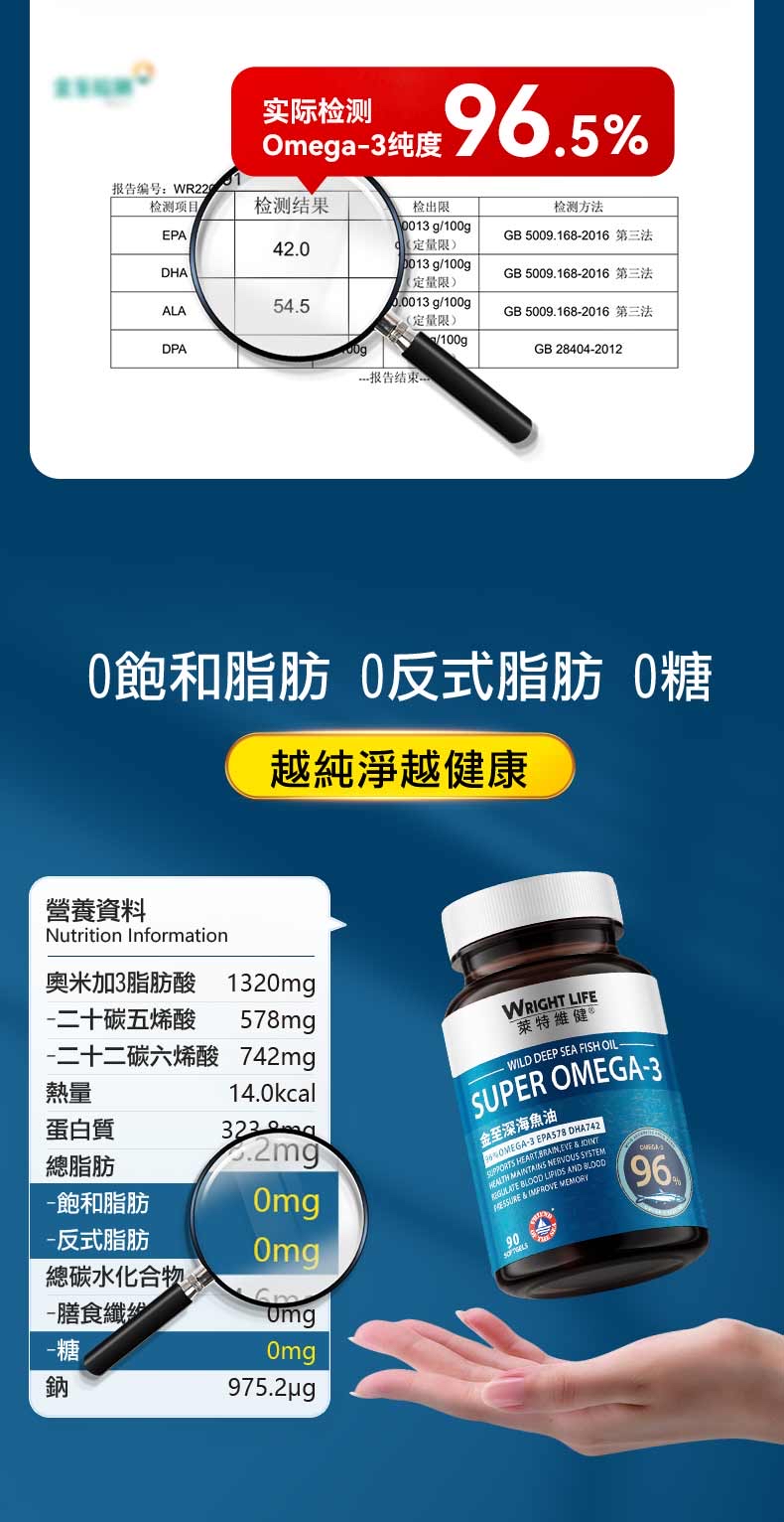 萊特維健 金至深海魚油 90粒