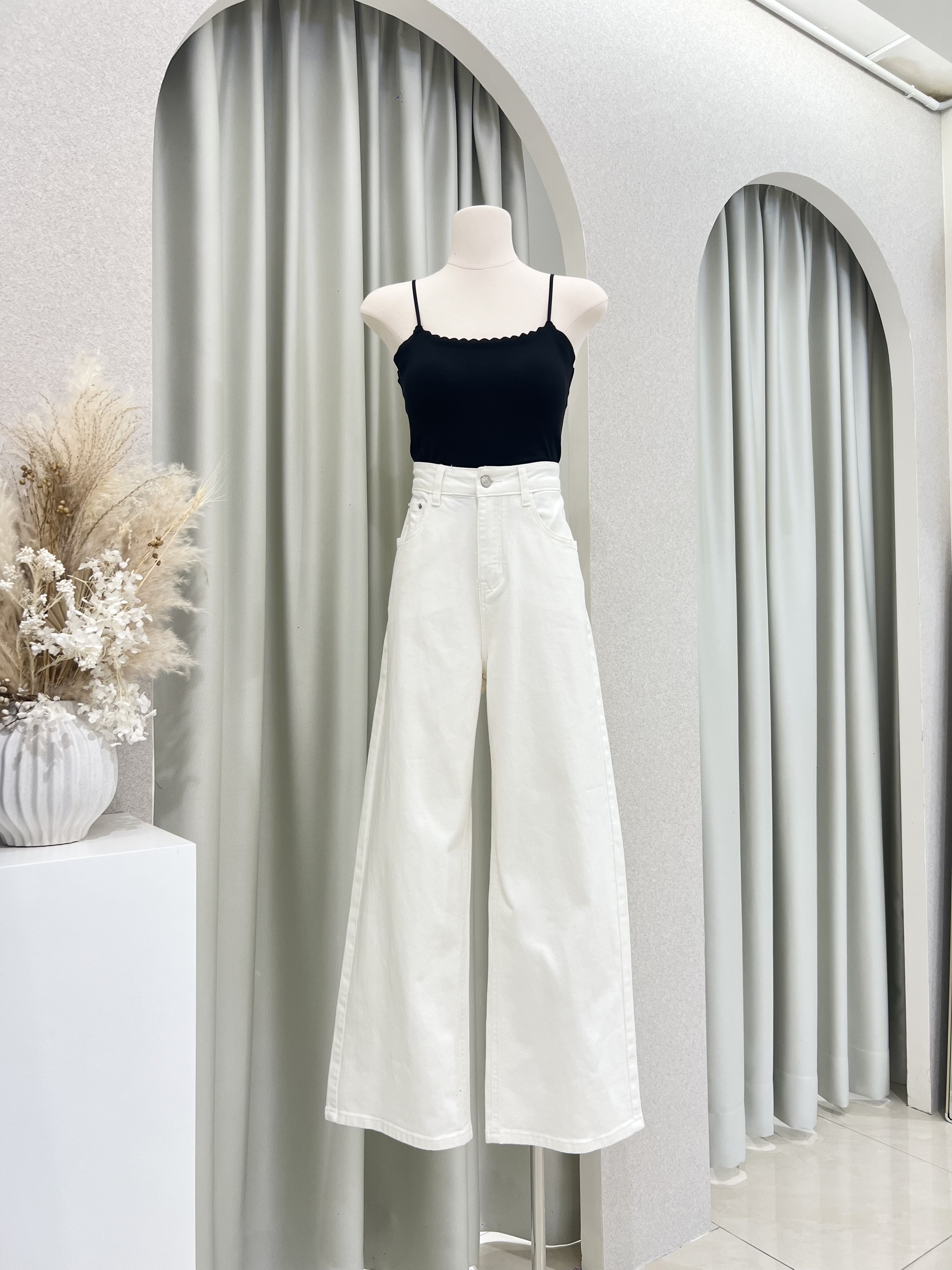 6885 爆款显瘦牛仔长裤