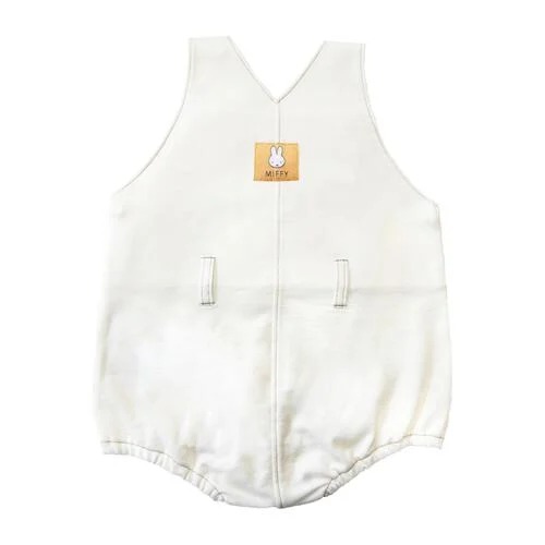 Miffy Boris 嬰兒牛仔吊帶褲 藍色白色 