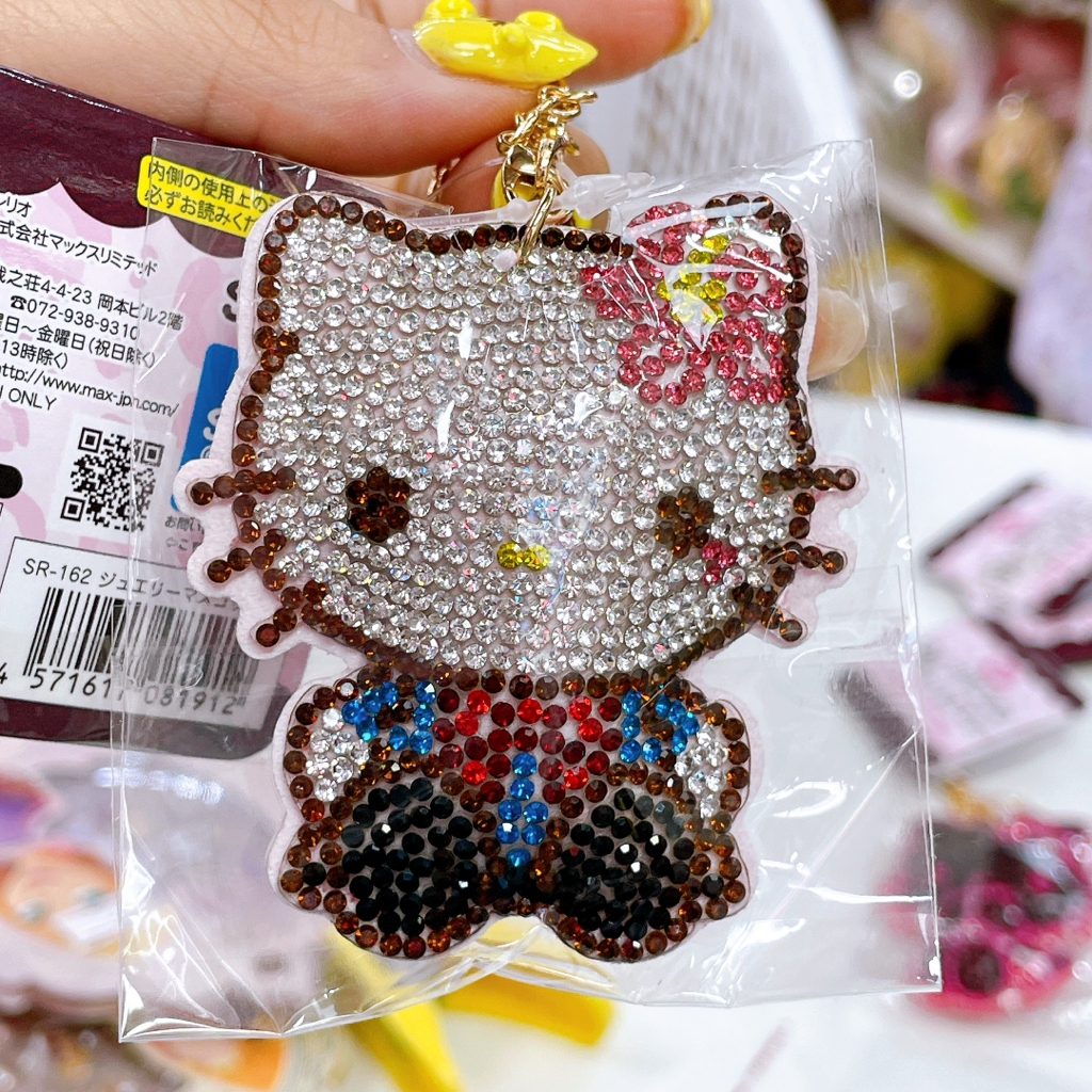 日本直送Hello Kitty閃石鎖匙扣掛飾