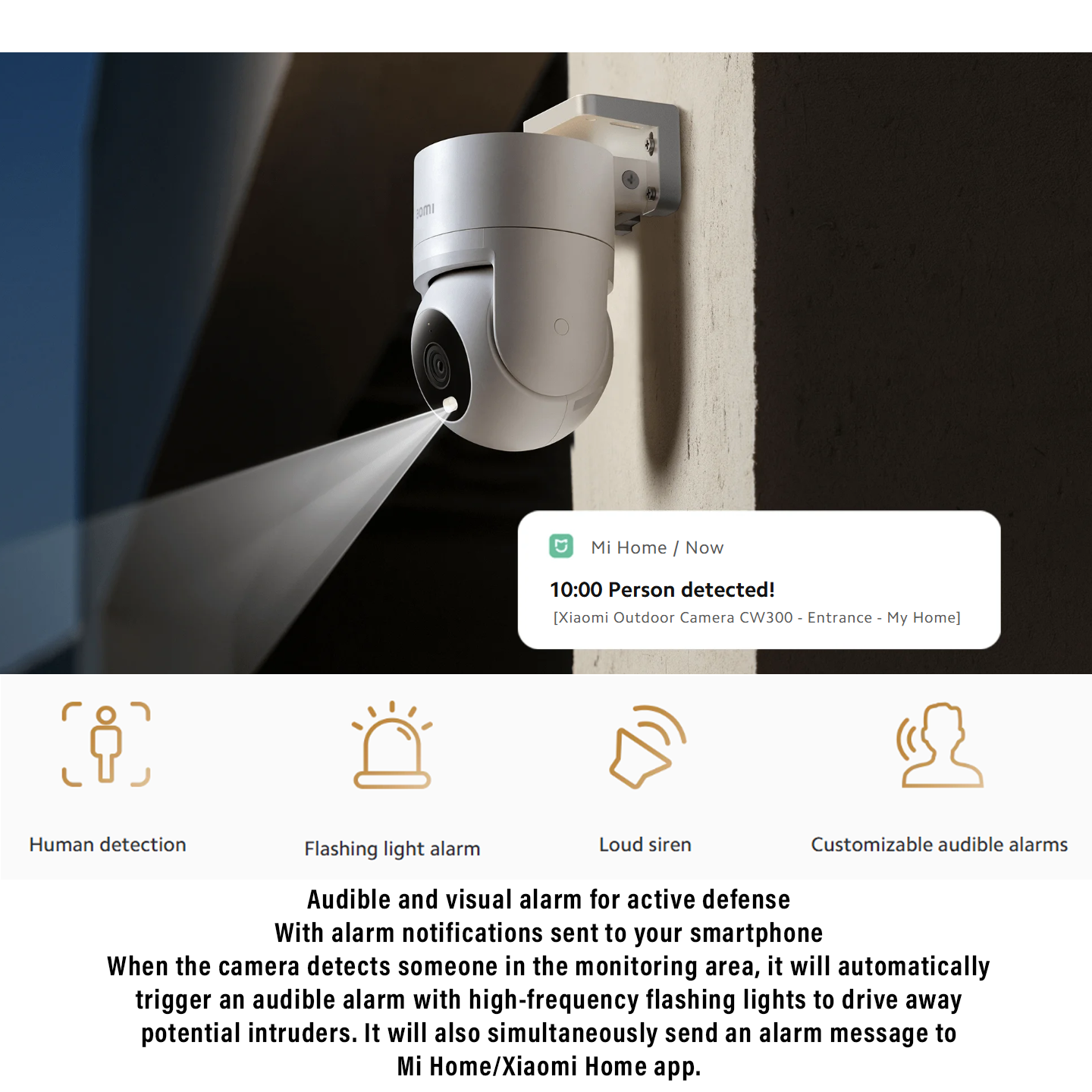 Xiaomi 2.5K CW300 Outdoor Camera Color Night Vision (BHR8097EU)