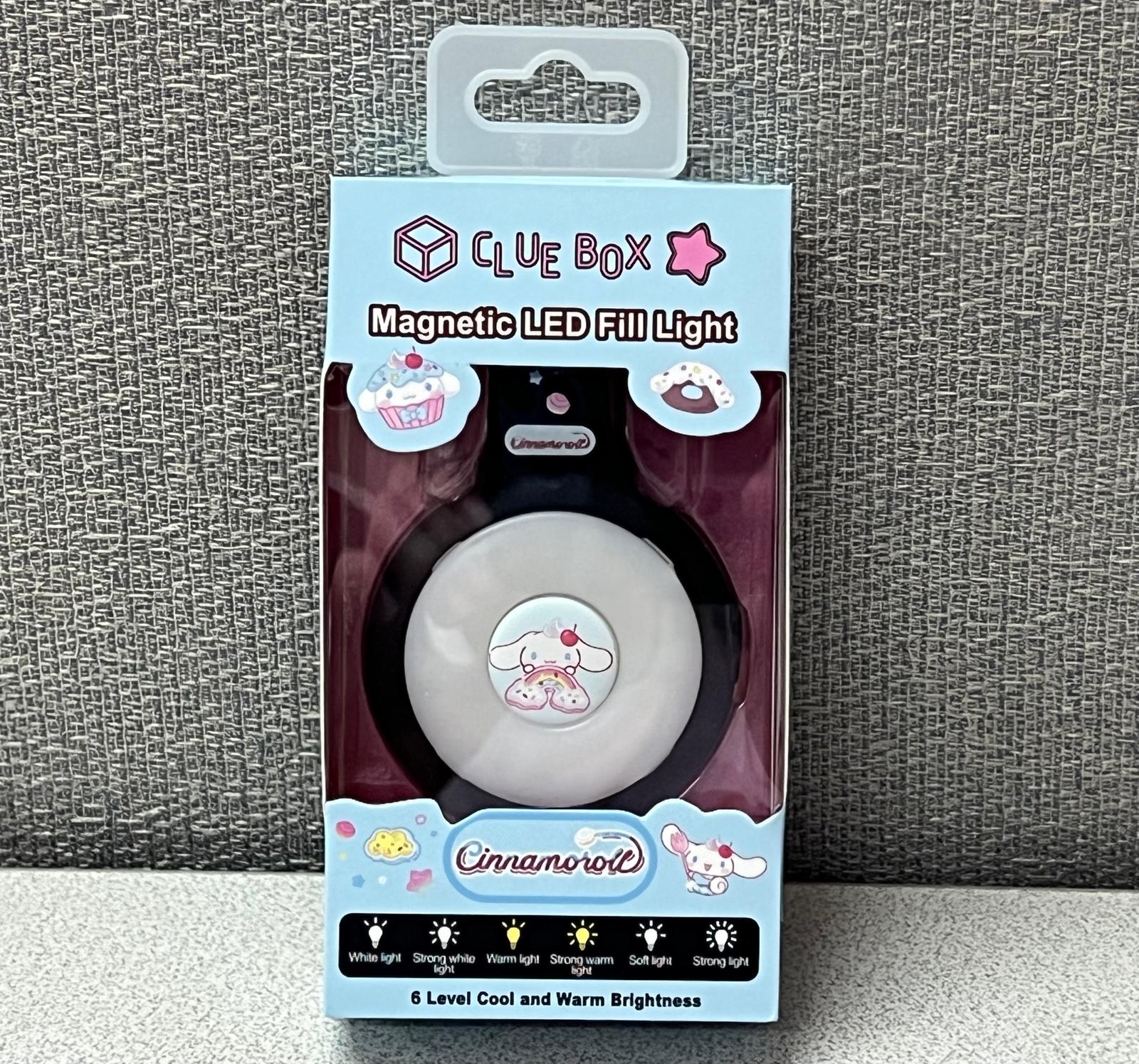 🌈 新品登場 CLUE BOX SANRIO CHARACTER 磁吸式LED補光/多用途燈 💕