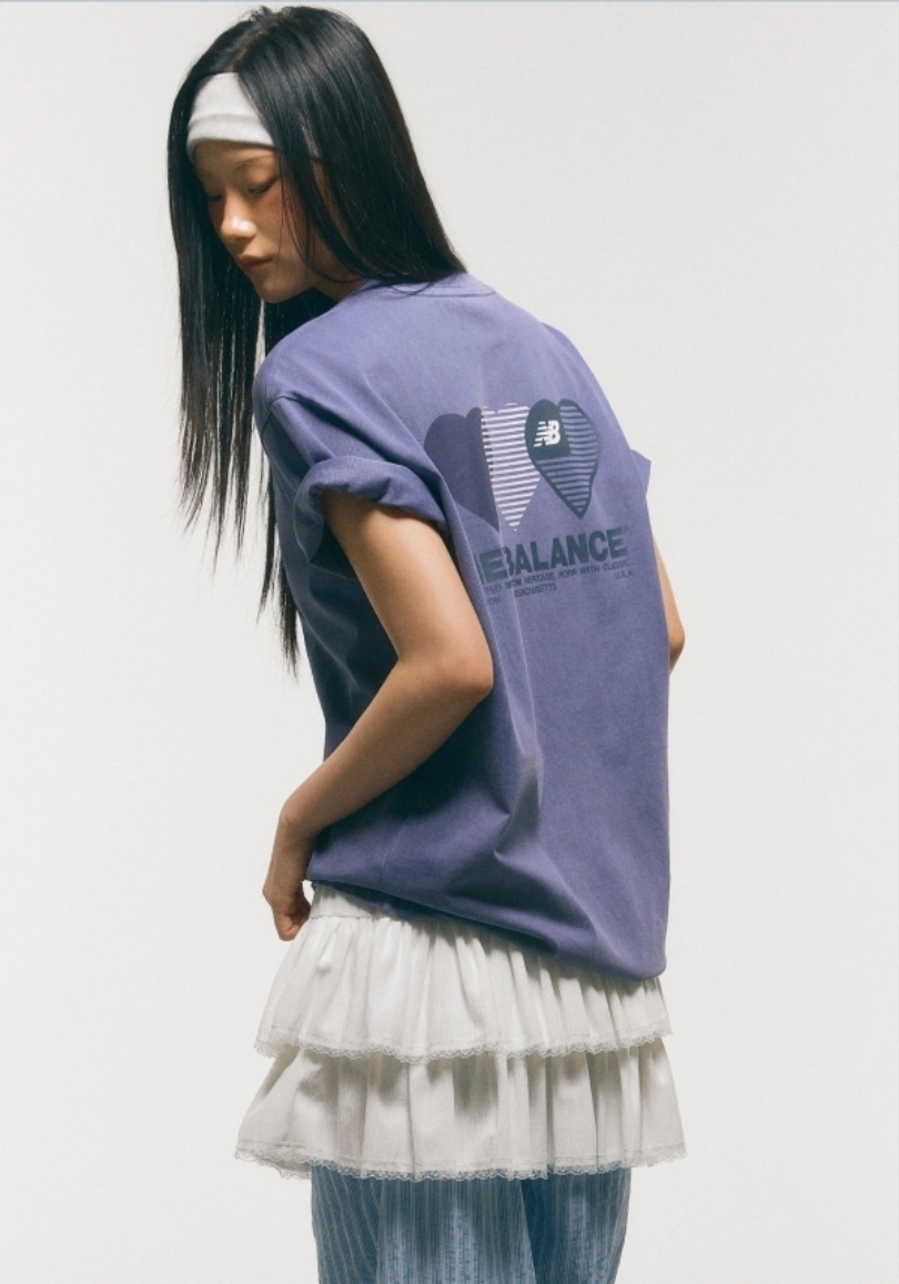 New Balance Heart Tee ｜Graphic 純色款