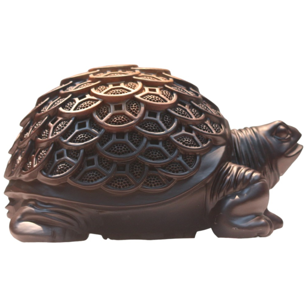 招財金錢龜  烏金色