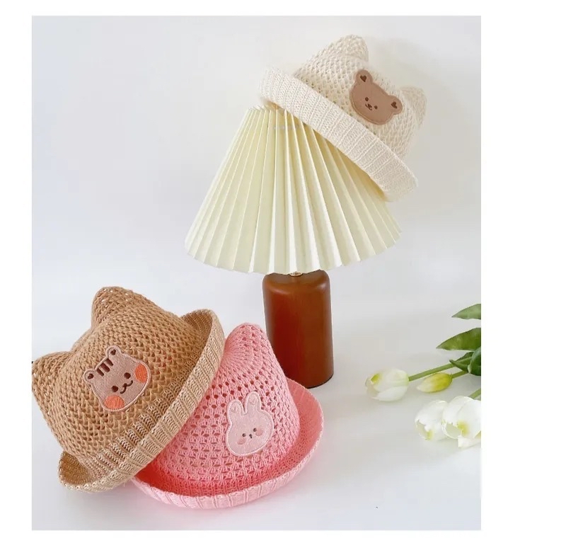 Dottodot Summer萌趣耳朵休閒帽(松鼠)