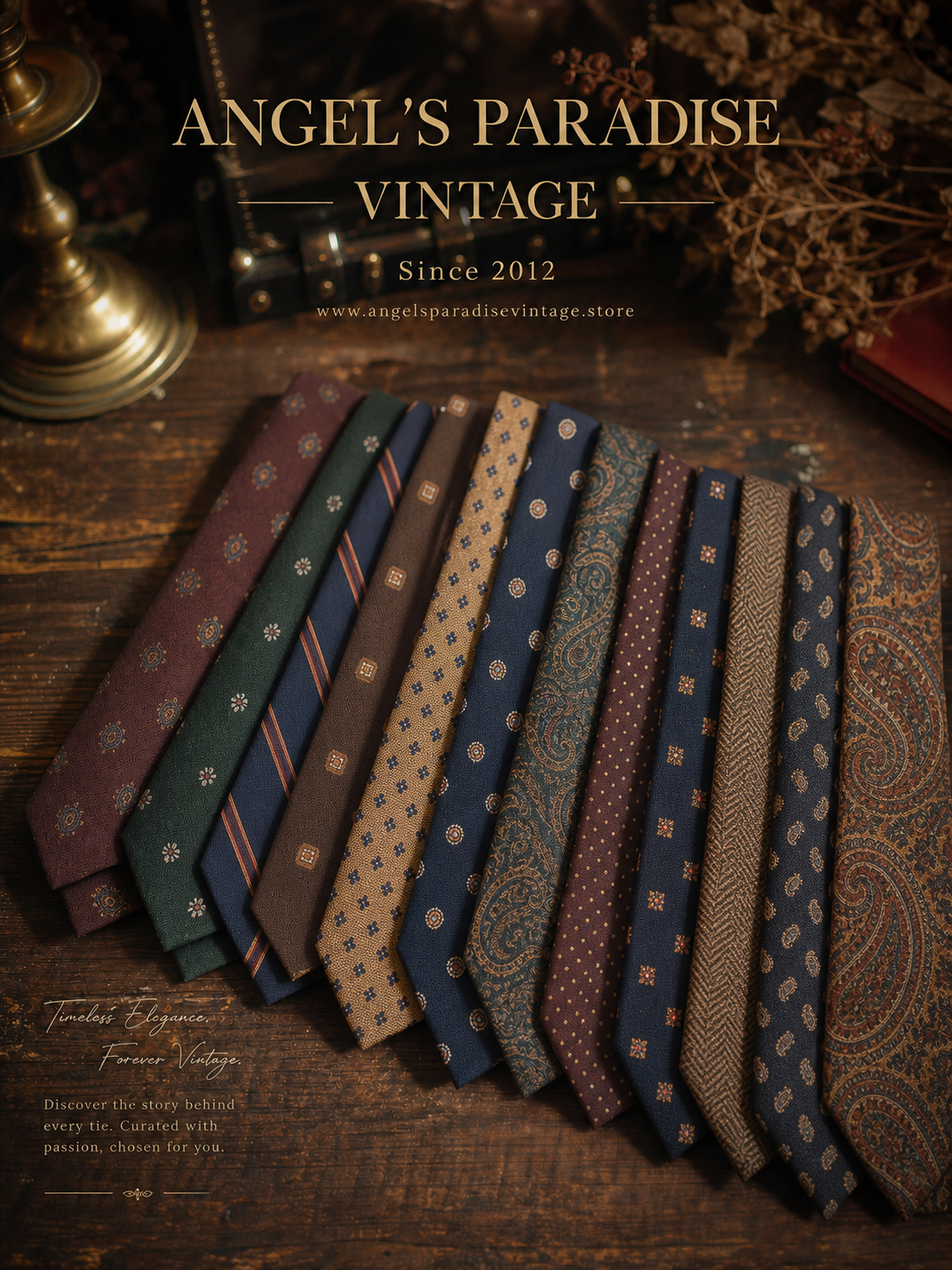復古紳士淑女的秘密 ∙ 經典古董領呔盲盒Tie Mystery Box ∙ Vintage Gentleman & Lady’s Secret Collection