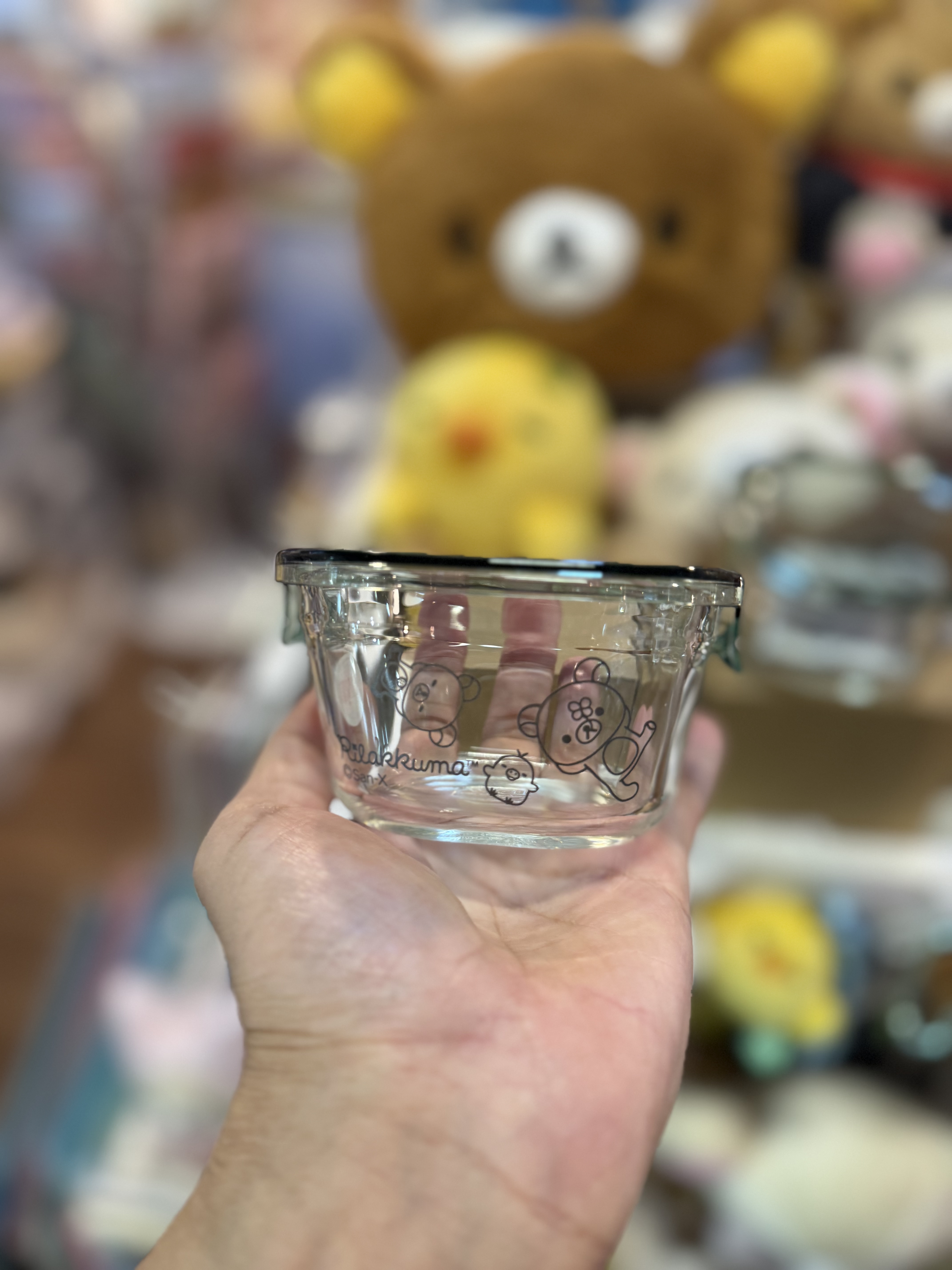 《現貨》全新日本專店限定 Rilakkuma 耐熱玻璃製食物盒（200 ml)