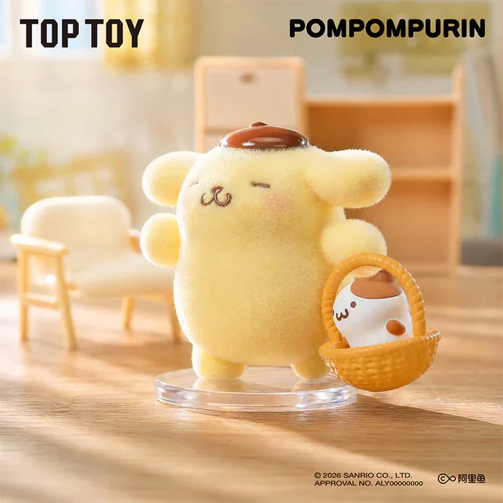 Pompompurin Flocky Daily Life Series Blind Box