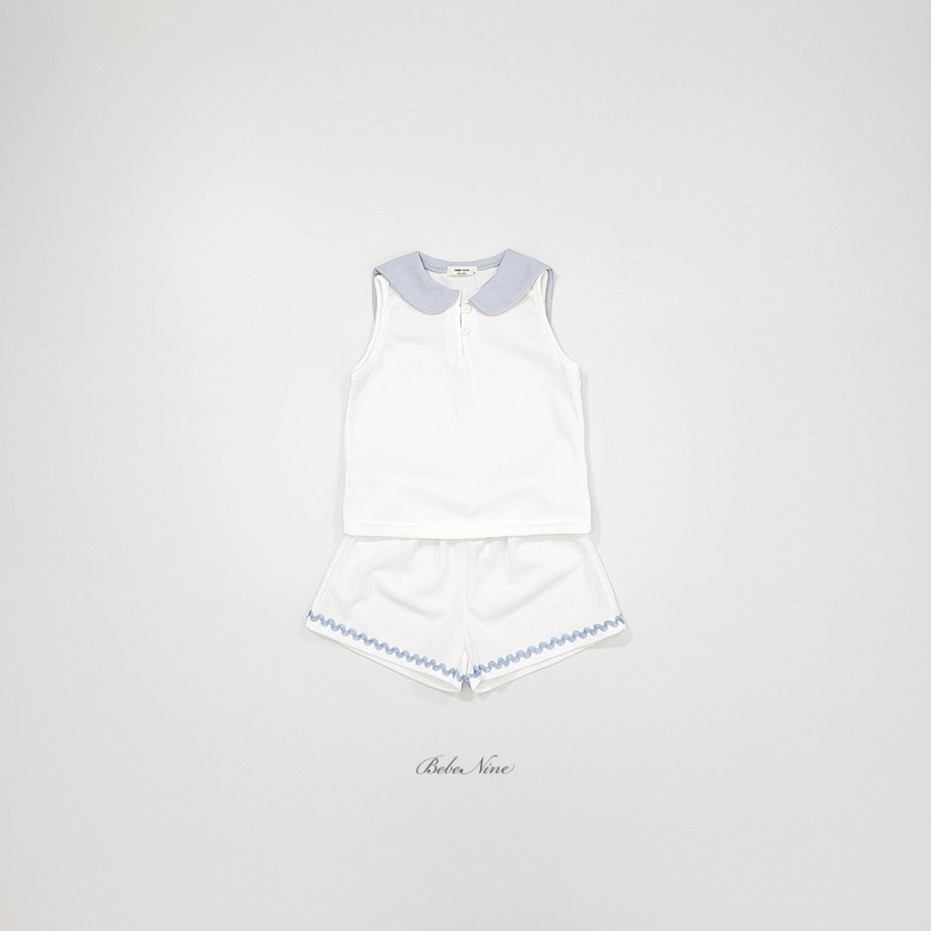 ☀️預訂 韓國直送☀️🇰🇷Bebenine兩色水手領背心短褲上下套裝