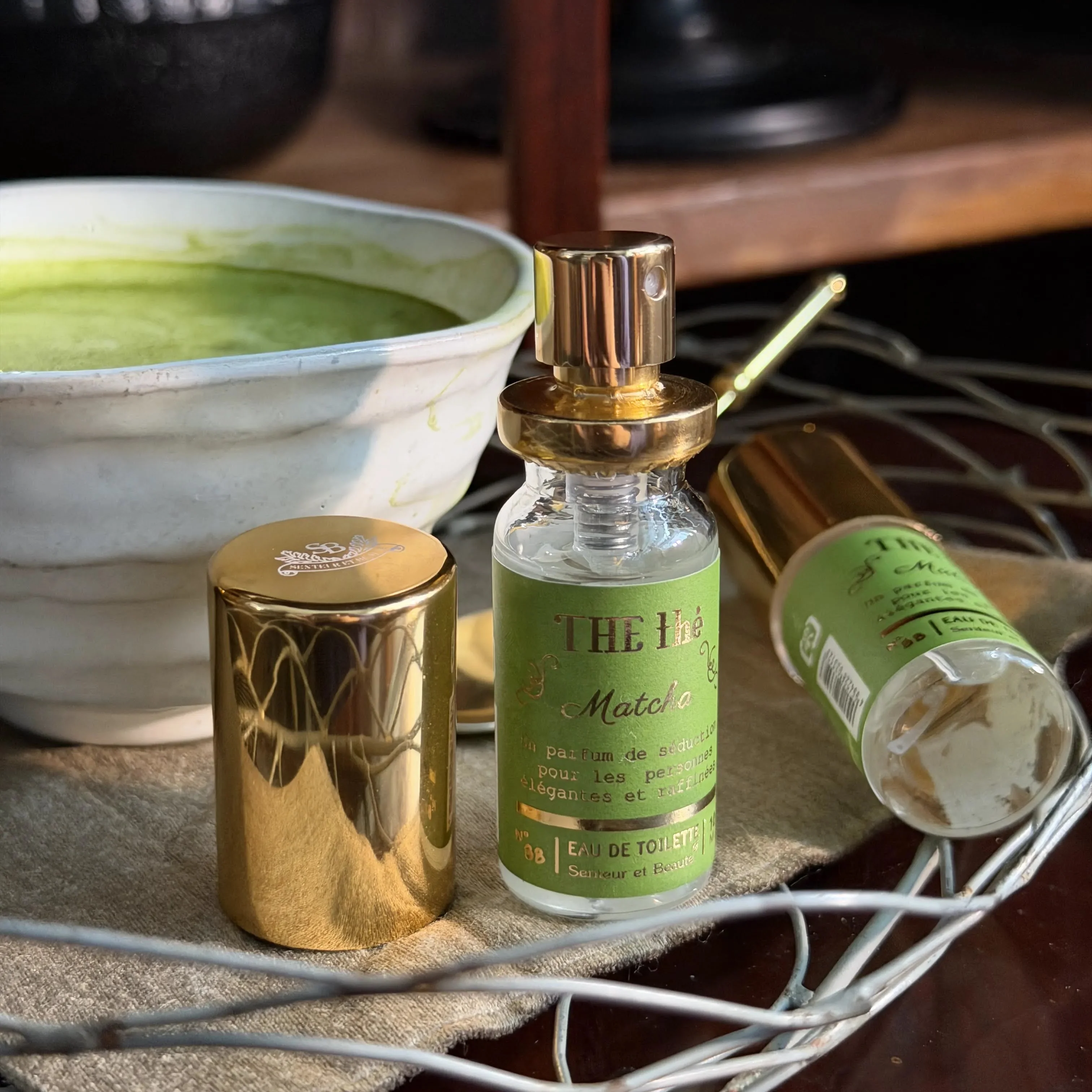 【日本直送】法國製 Senteurs et Beauté 抹茶迷你香水 10ml