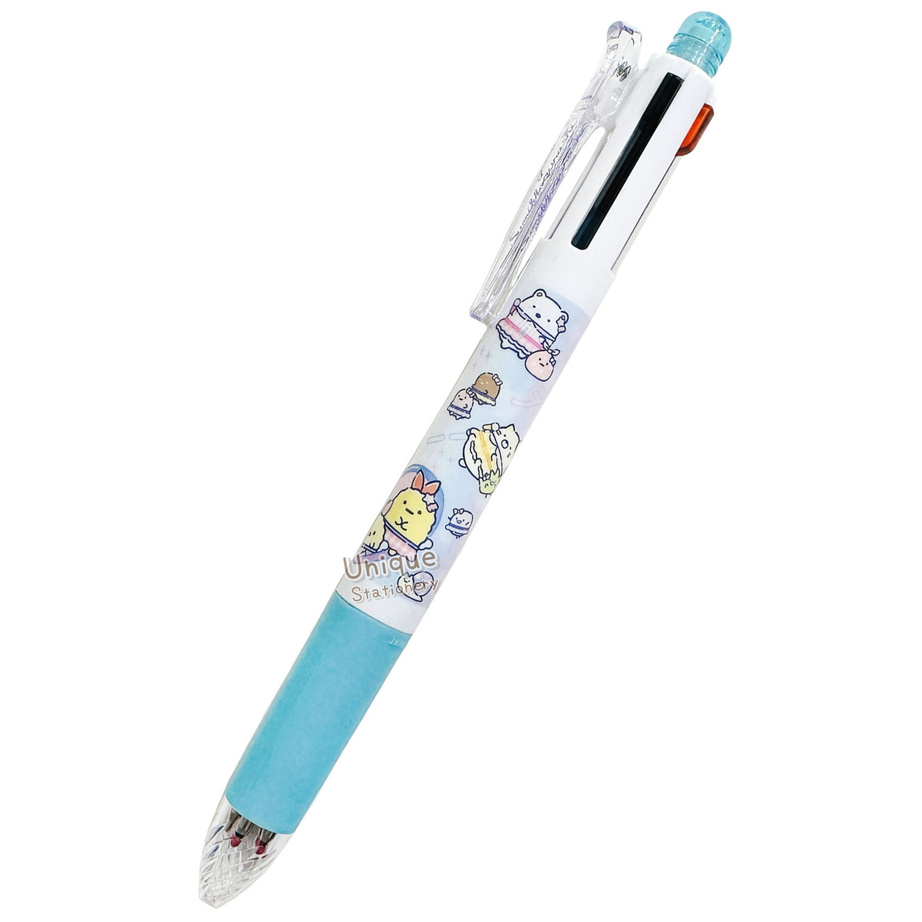 現貨｜San-X 角落生物 Sumikko Gurashi 日本製 Zebra SARASA multi 4+1 多功能5用筆 4色啫喱筆+鉛芯筆 (PR13301)