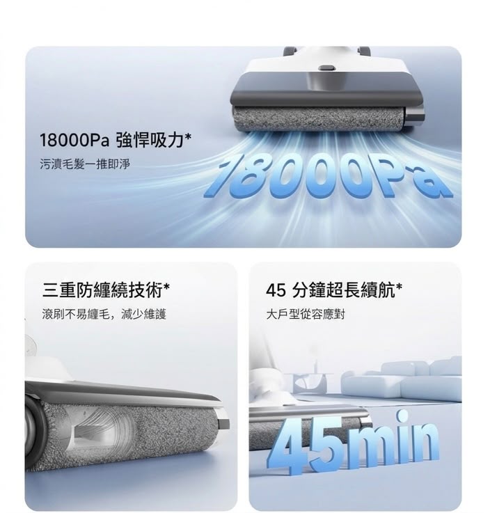小米 米家無線洗地機 5C 香港三腳插頭 (預購產品)
